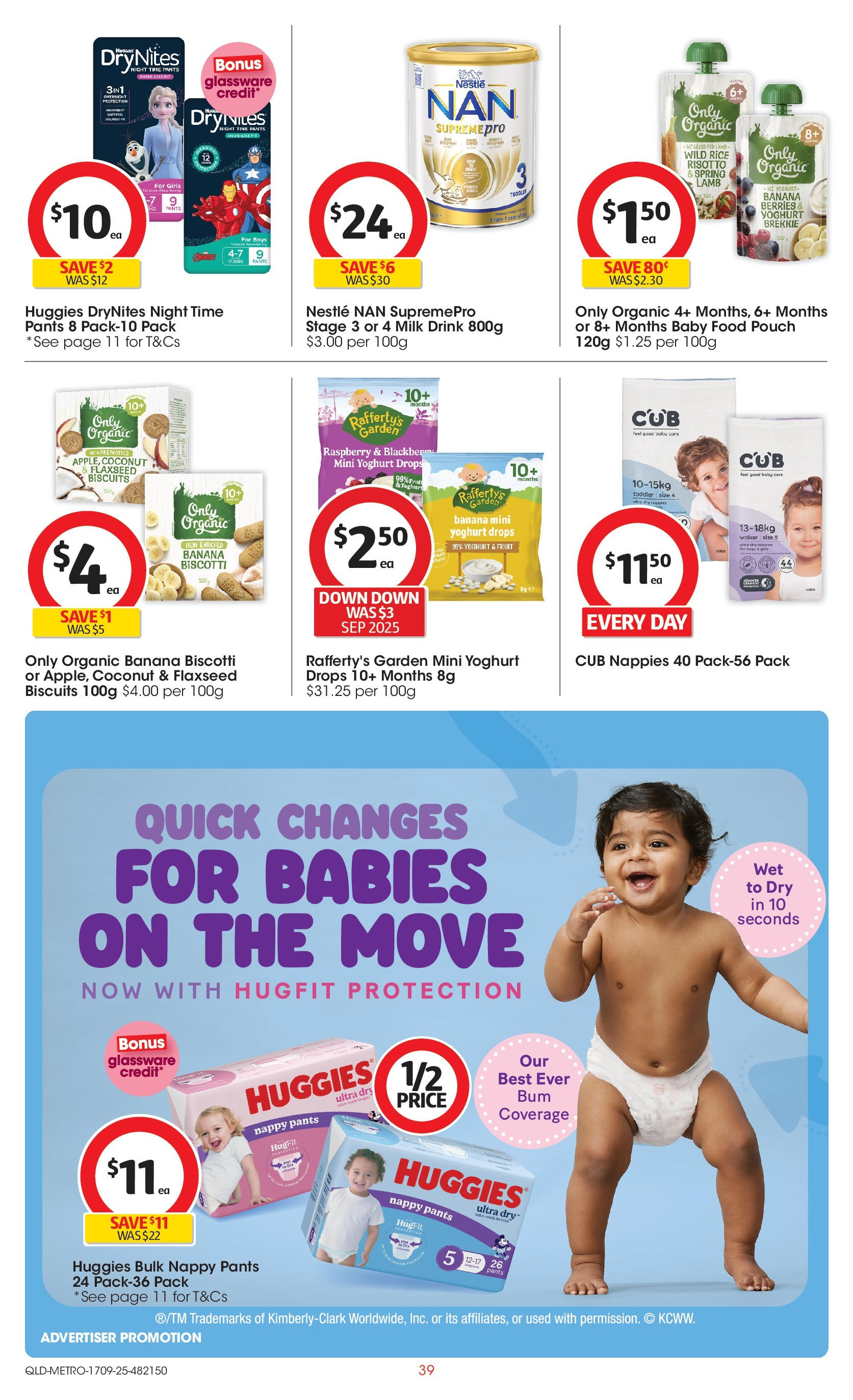 ﻿﻿Coles catalogue valid from 17/09/2025 > Online Australia | Page: 39 | Products: Milk, Yoghurt, Glassware, Lamb