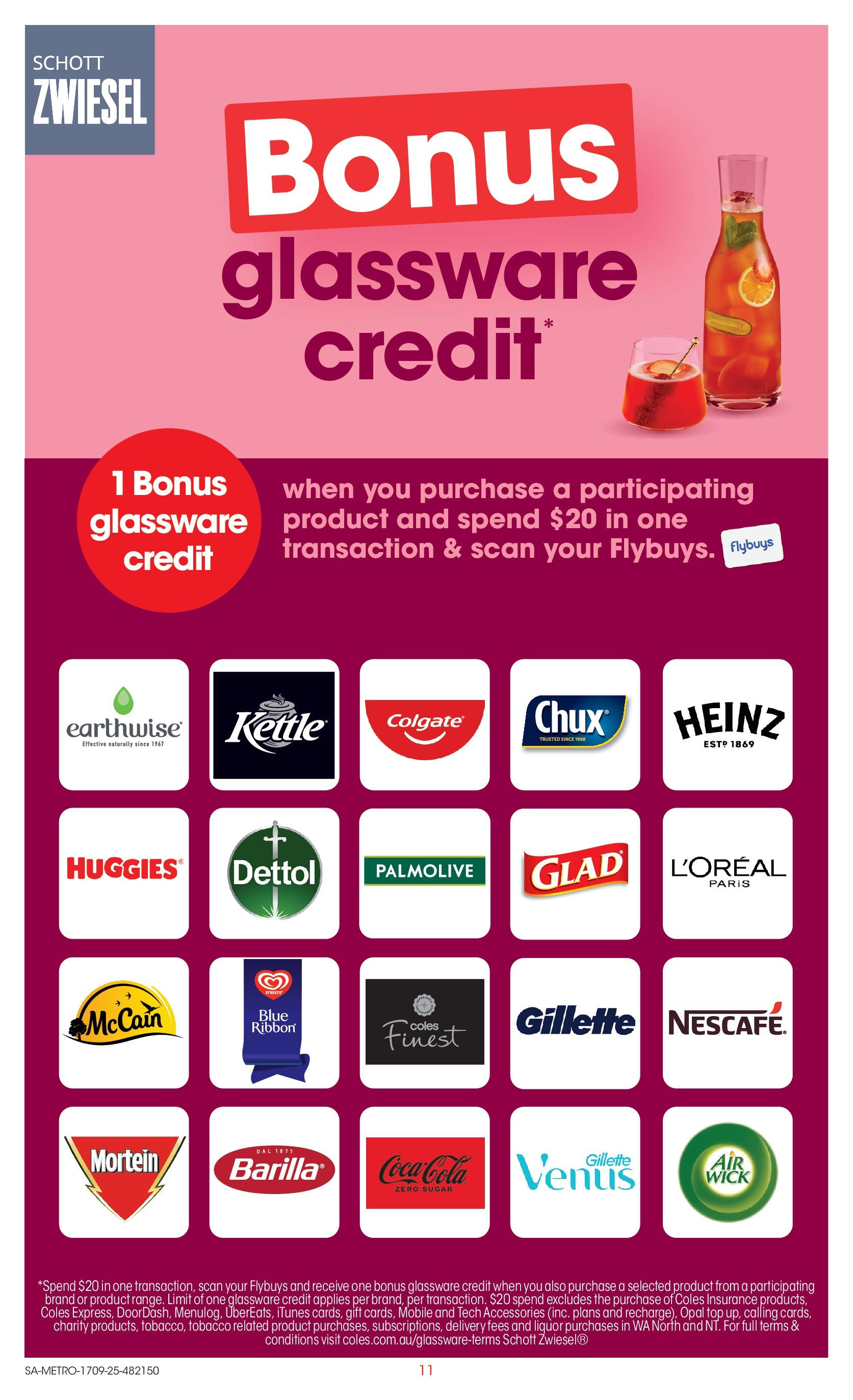 ﻿﻿Coles catalogue valid from 17/09/2025 > Online Australia | Page: 11 | Products: Glassware, Opal, Accessories, Mobile