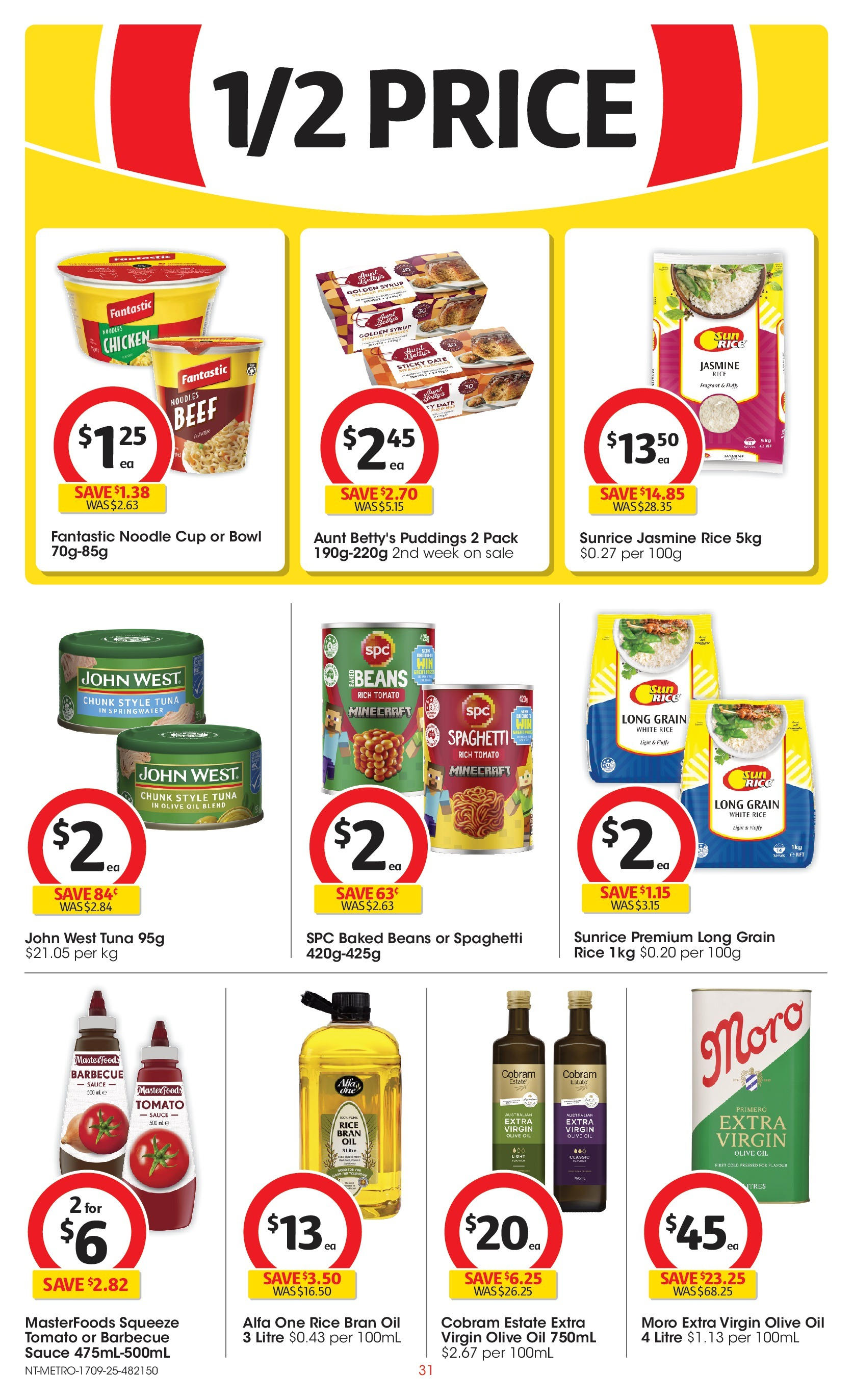 ﻿﻿Coles catalogue valid from 17/09/2025 > Online Australia | Page: 31 | Products: Oil, Noodles, Sauce, Tuna
