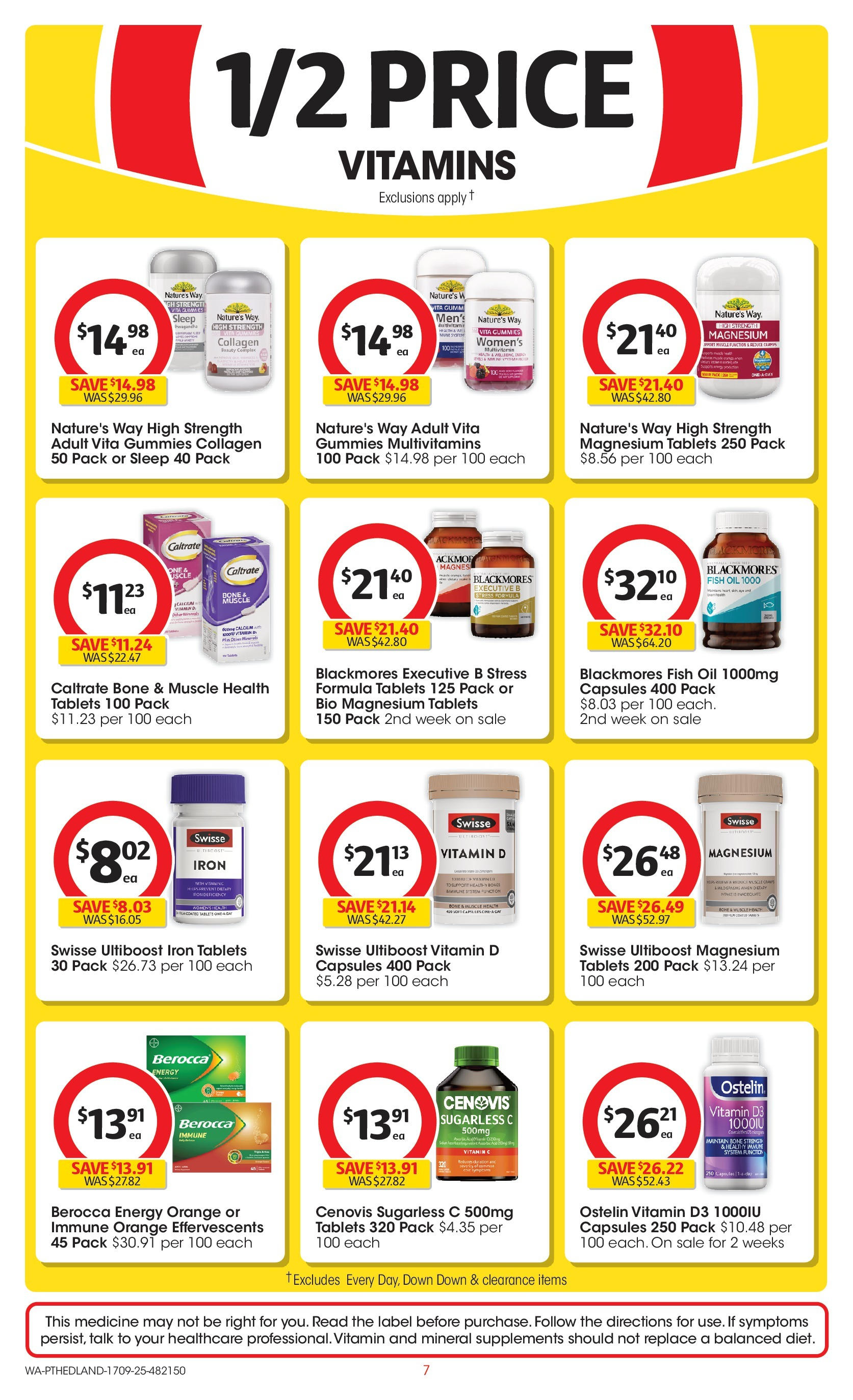 ﻿﻿Coles catalogue valid from 17/09/2025 > Online Australia | Page: 7 | Products: Oil, Fish, Fish oil, Multivitamin
