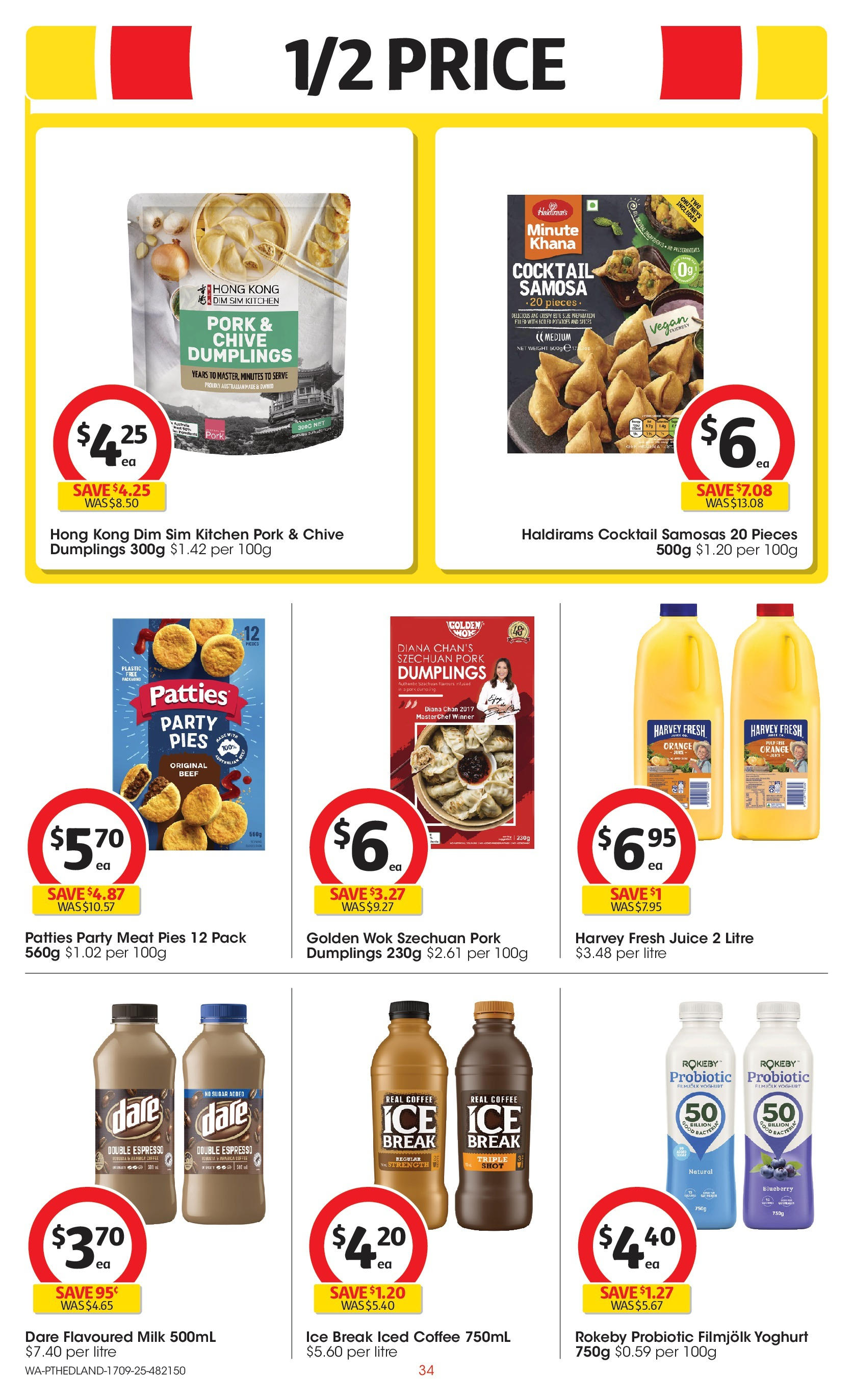 ﻿﻿Coles catalogue valid from 17/09/2025 > Online Australia | Page: 34 | Products: Milk, Meat, Sugar, Weight