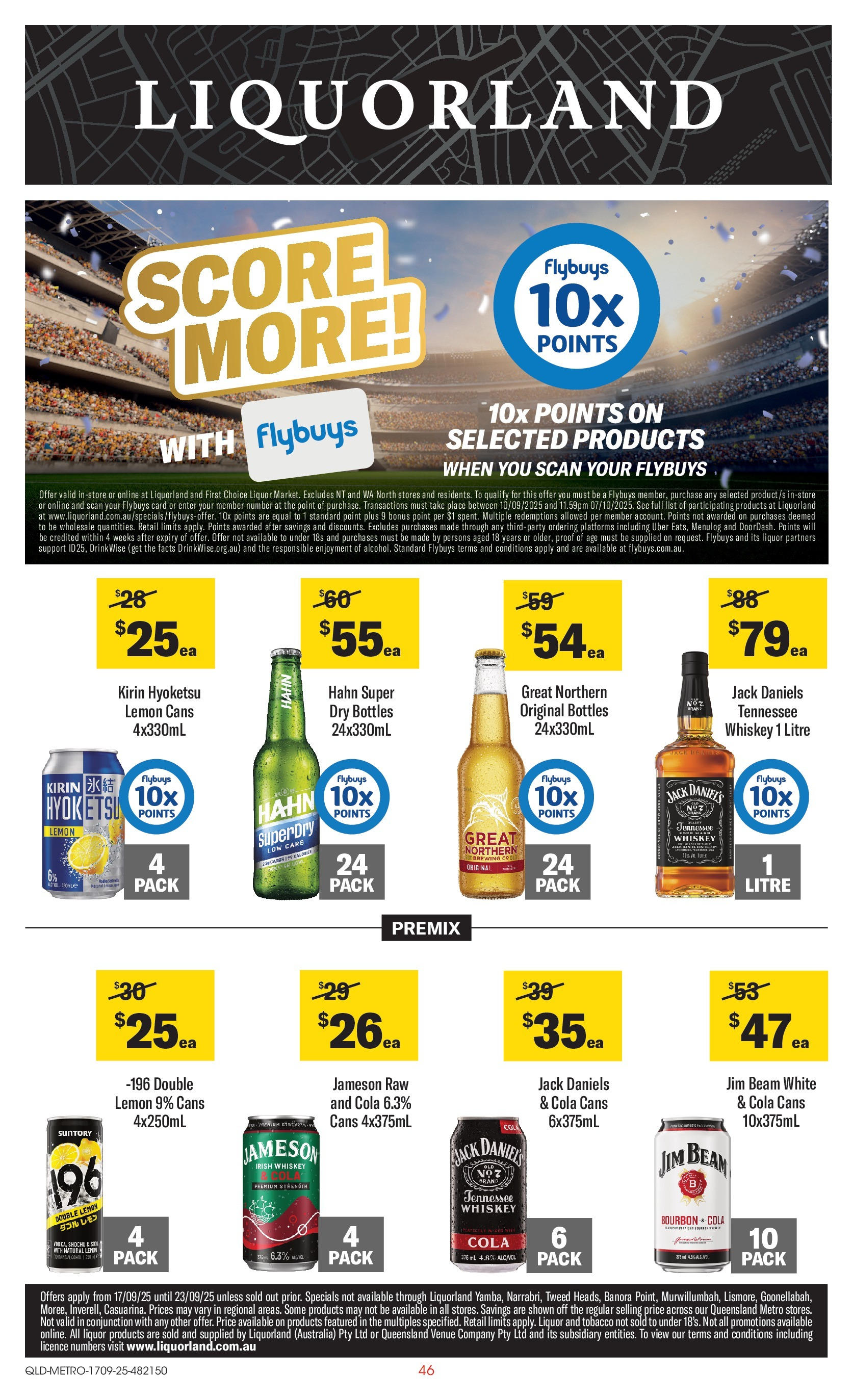 ﻿﻿Coles catalogue valid from 17/09/2025 > Online Australia | Page: 46 | Products: Bourbon, Platforms, Whiskey, Lemon