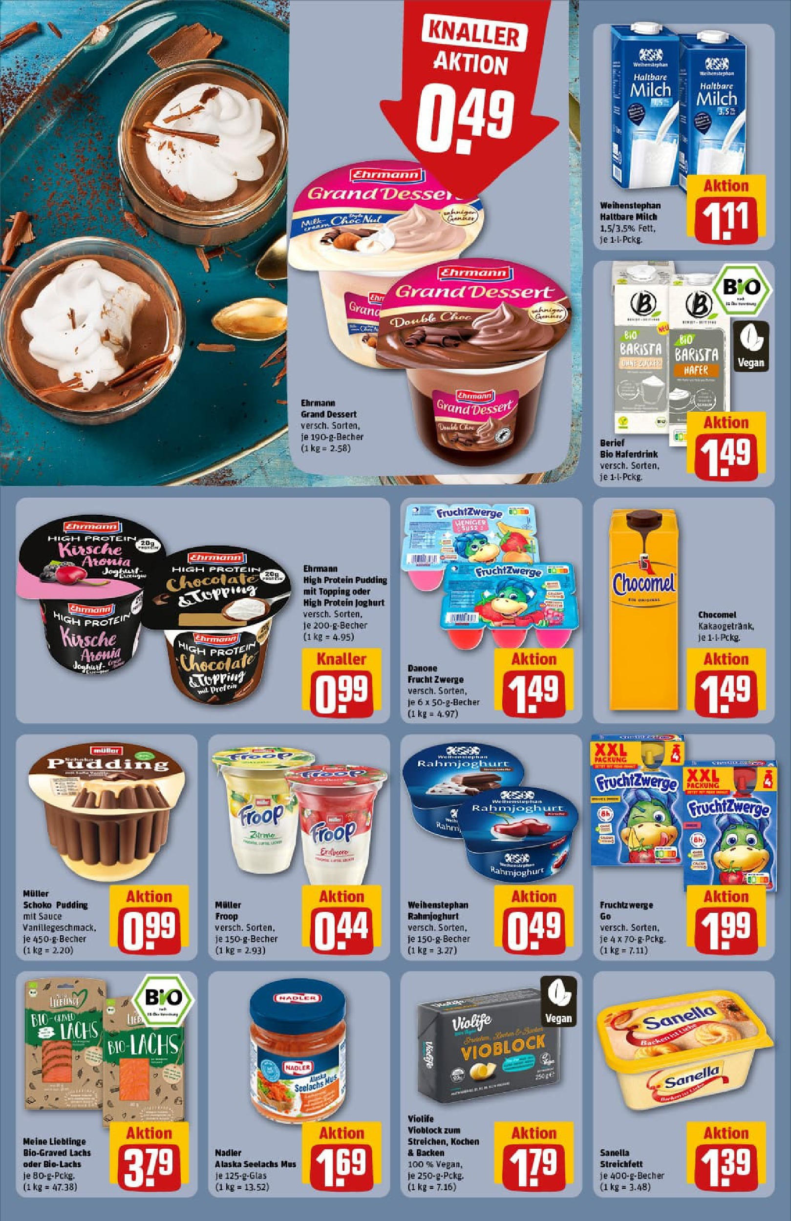 REWE Prospekt ab 21.09.2025 zum Blättern » Angebote | Seite: 24 | Produkte: Milch, Fruchtzwerge, Haltbare milch, Haferdrink REWE Prospekt ab 21.09.2025 zum Blättern » Angebote | Seite: 24 | Produkte: Milch, Fruchtzwerge, Haltbare milch, Haferdrink