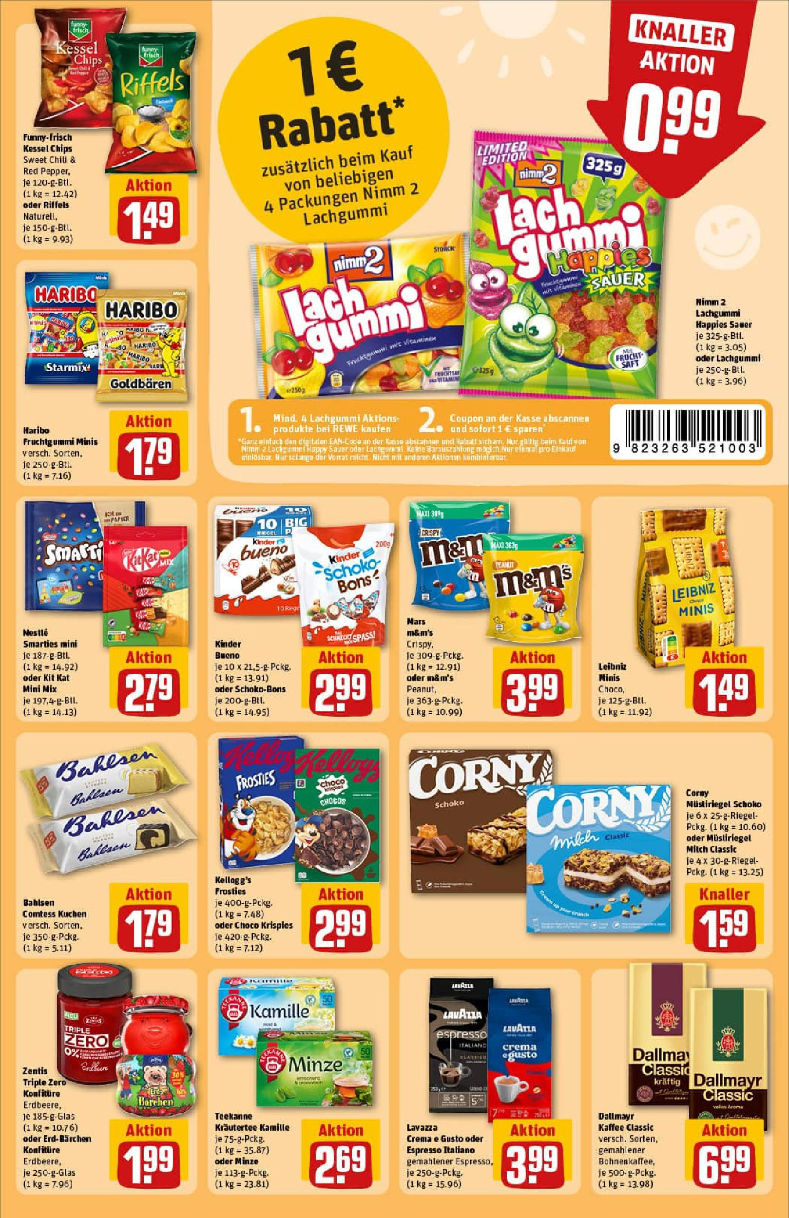 REWE Prospekt ab 21.09.2025 zum Blättern » Angebote | Seite: 31 | Produkte: Kaffee, Kellogg's, Teekanne, Chips REWE Prospekt ab 21.09.2025 zum Blättern » Angebote | Seite: 31 | Produkte: Kaffee, Kellogg's, Teekanne, Chips