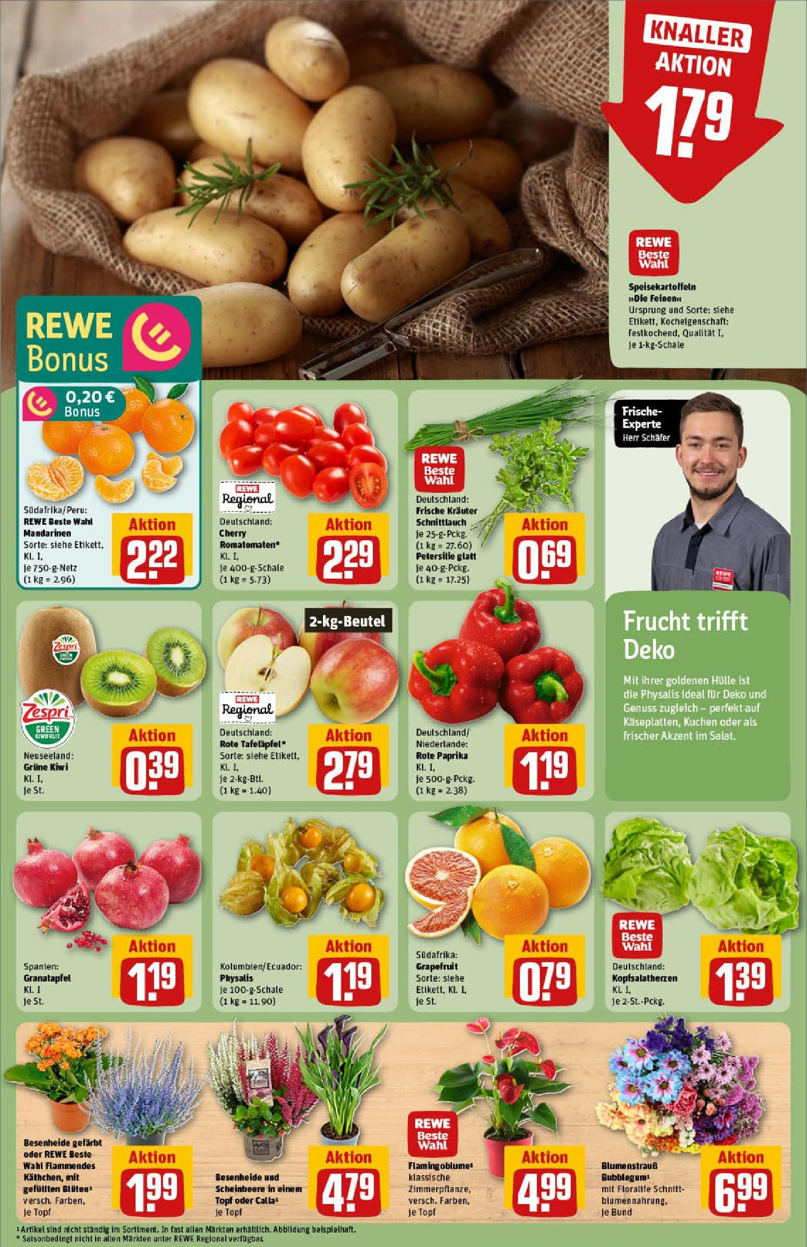 REWE Prospekt ab 21.09.2025 zum Blättern » Angebote | Seite: 11 | Produkte: Grapefruit, Paprika, Kuchen, Kiwi REWE Prospekt ab 21.09.2025 zum Blättern » Angebote | Seite: 11 | Produkte: Grapefruit, Paprika, Kuchen, Kiwi