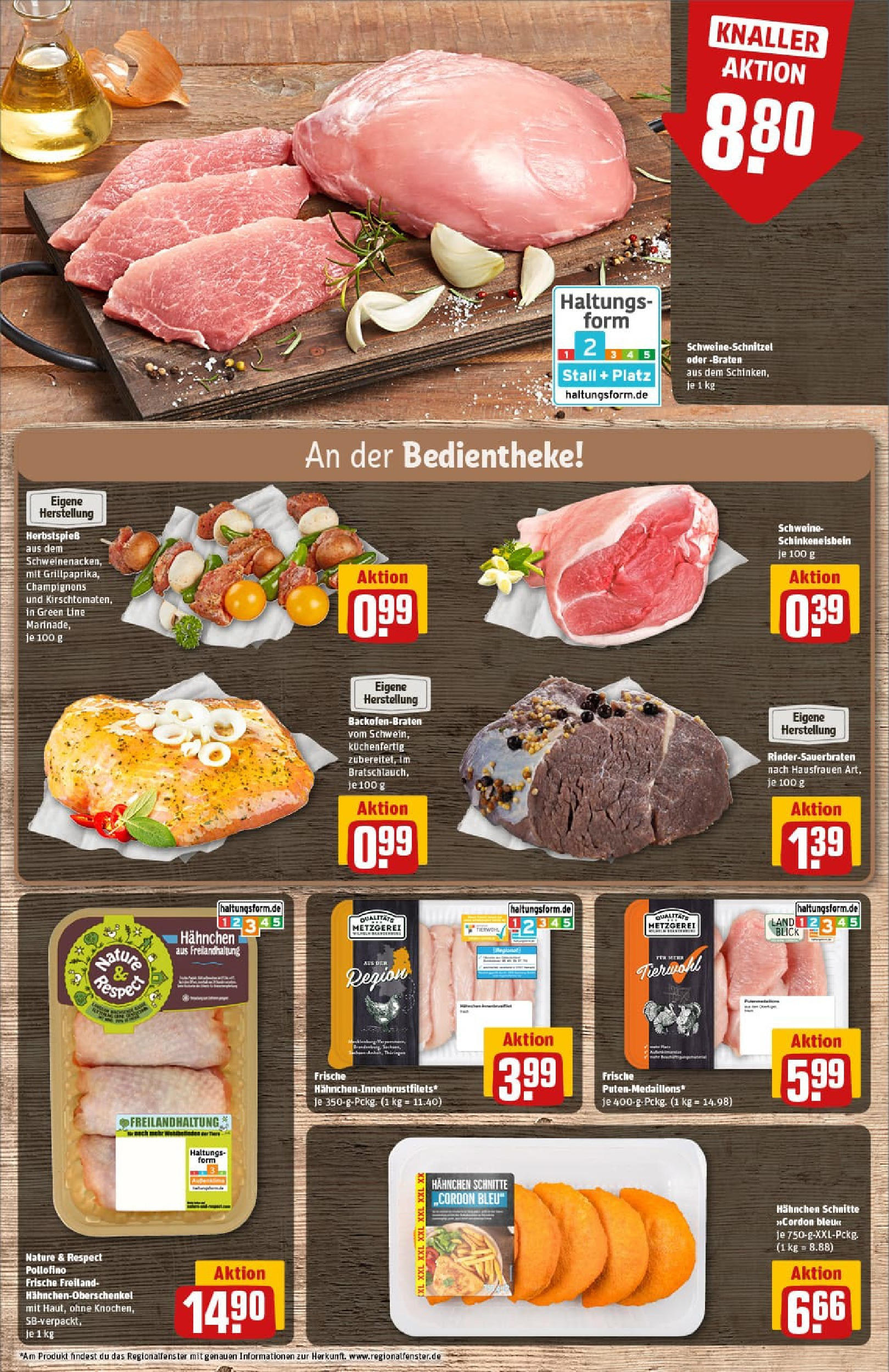 REWE Prospekt ab 21.09.2025 zum Blättern » Angebote | Seite: 16 | Produkte: Hahnchen, Champignons REWE Prospekt ab 21.09.2025 zum Blättern » Angebote | Seite: 16 | Produkte: Hahnchen, Champignons