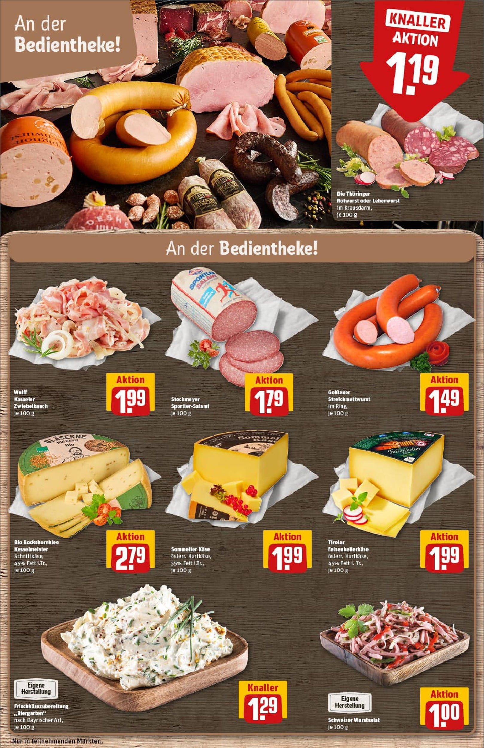 REWE Prospekt ab 21.09.2025 zum Blättern » Angebote | Seite: 19 | Produkte: Käse, Salami REWE Prospekt ab 21.09.2025 zum Blättern » Angebote | Seite: 19 | Produkte: Käse, Salami