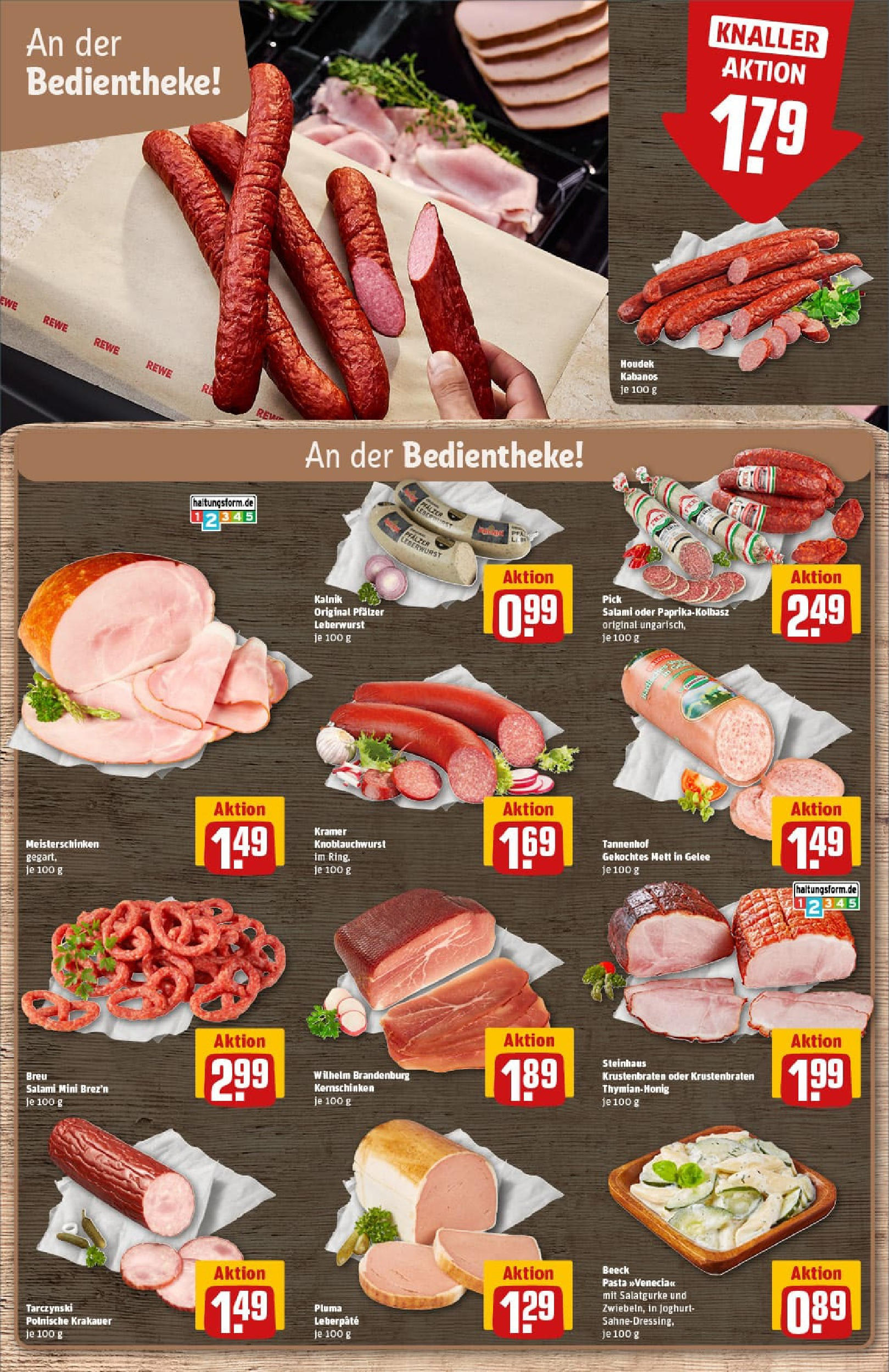 REWE Prospekt ab 21.09.2025 zum Blättern » Angebote | Seite: 20 | Produkte: Joghurt, Krustenbraten, Pasta, Salami REWE Prospekt ab 21.09.2025 zum Blättern » Angebote | Seite: 20 | Produkte: Joghurt, Krustenbraten, Pasta, Salami