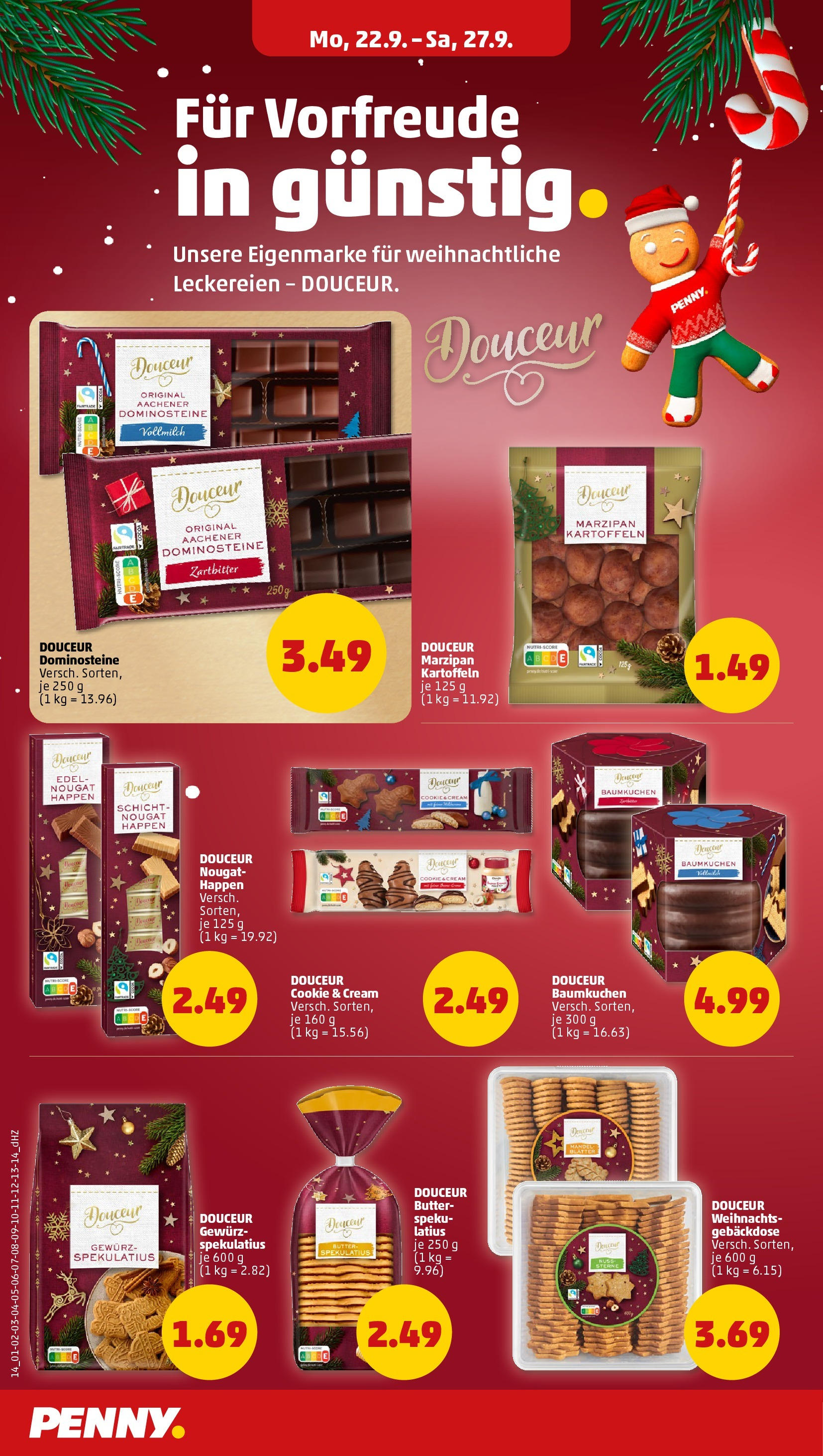 Penny Prospekt ab 22.09.2025 » Angebote Online | Seite: 14 | Produkte: Butter, Kartoffeln