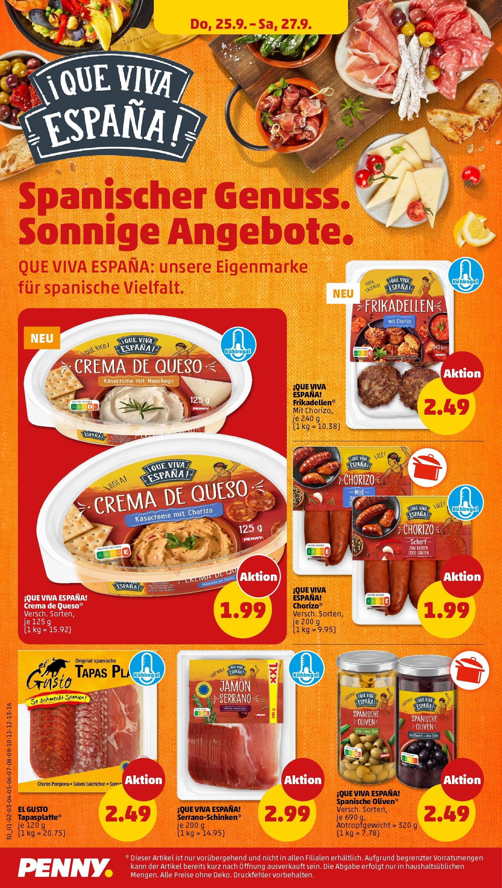 Penny Prospekt ab 22.09.2025 » Angebote Online | Seite: 30 | Produkte: Salami