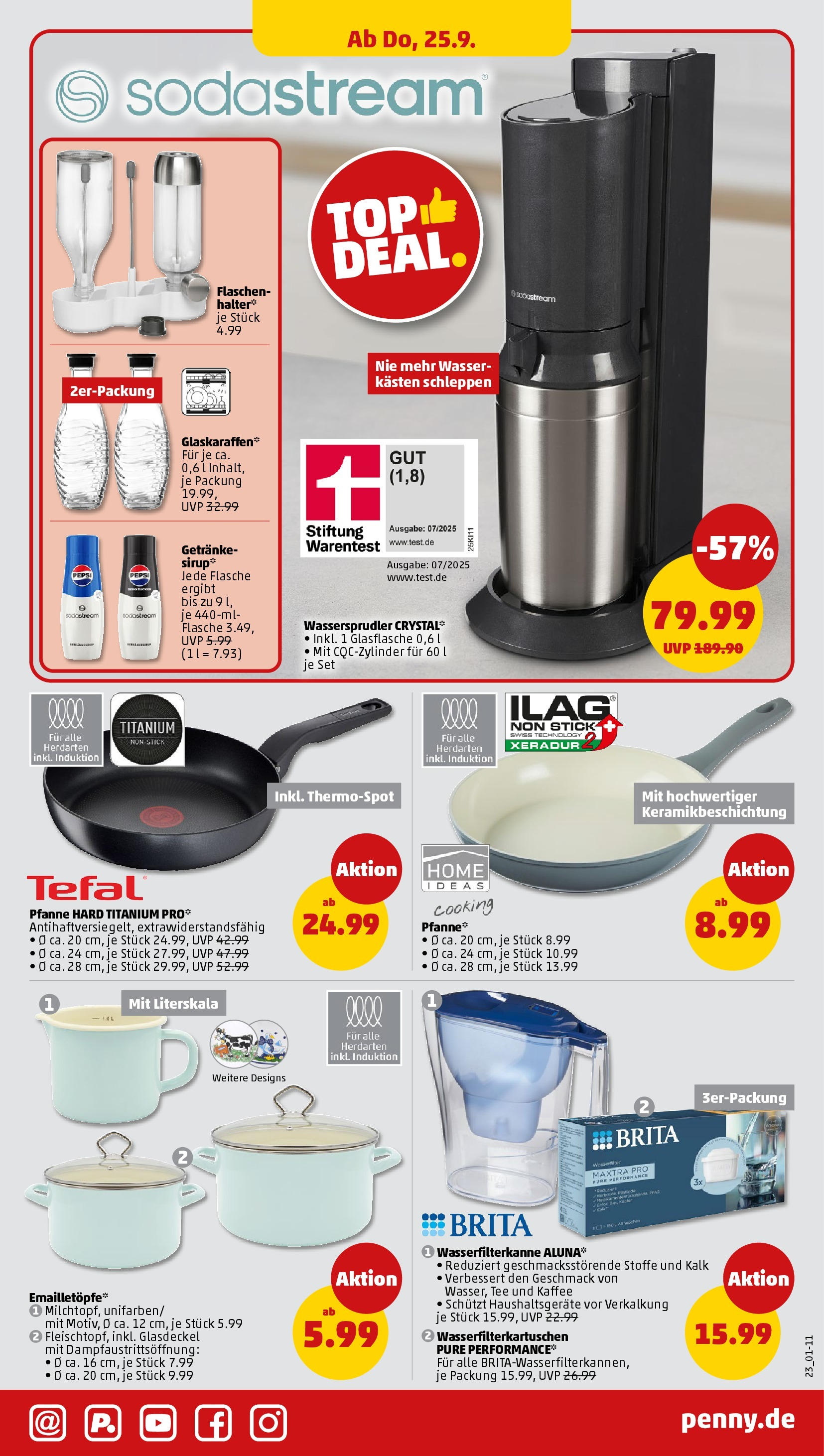 Penny Prospekt ab 22.09.2025 » Angebote Online | Seite: 23 | Produkte: Kaffee, Sirup, Tee, Sodastream