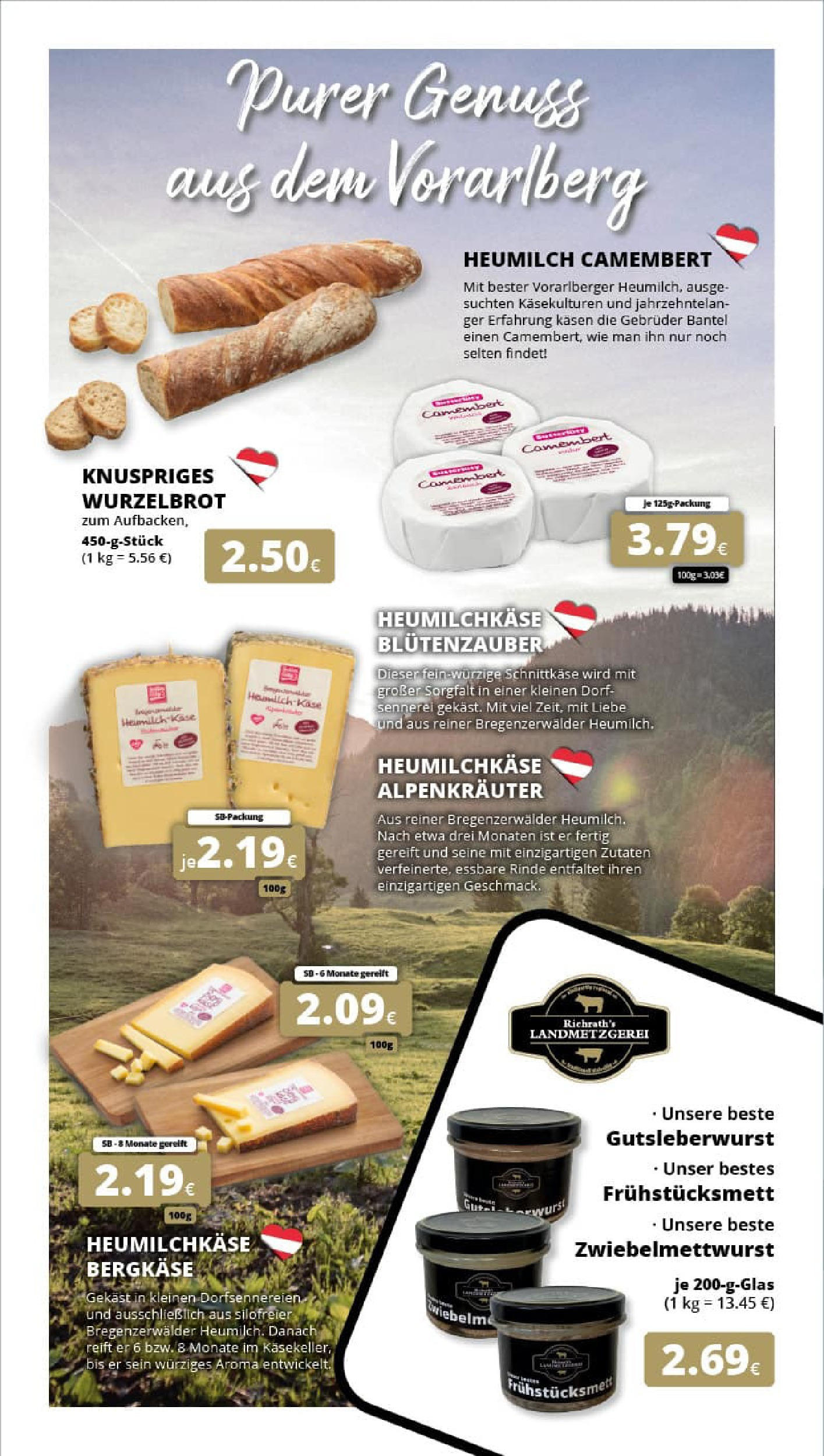 REWE Prospekt ab 21.09.2025 zum Blättern » Angebote | Seite: 2 | Produkte: Käse