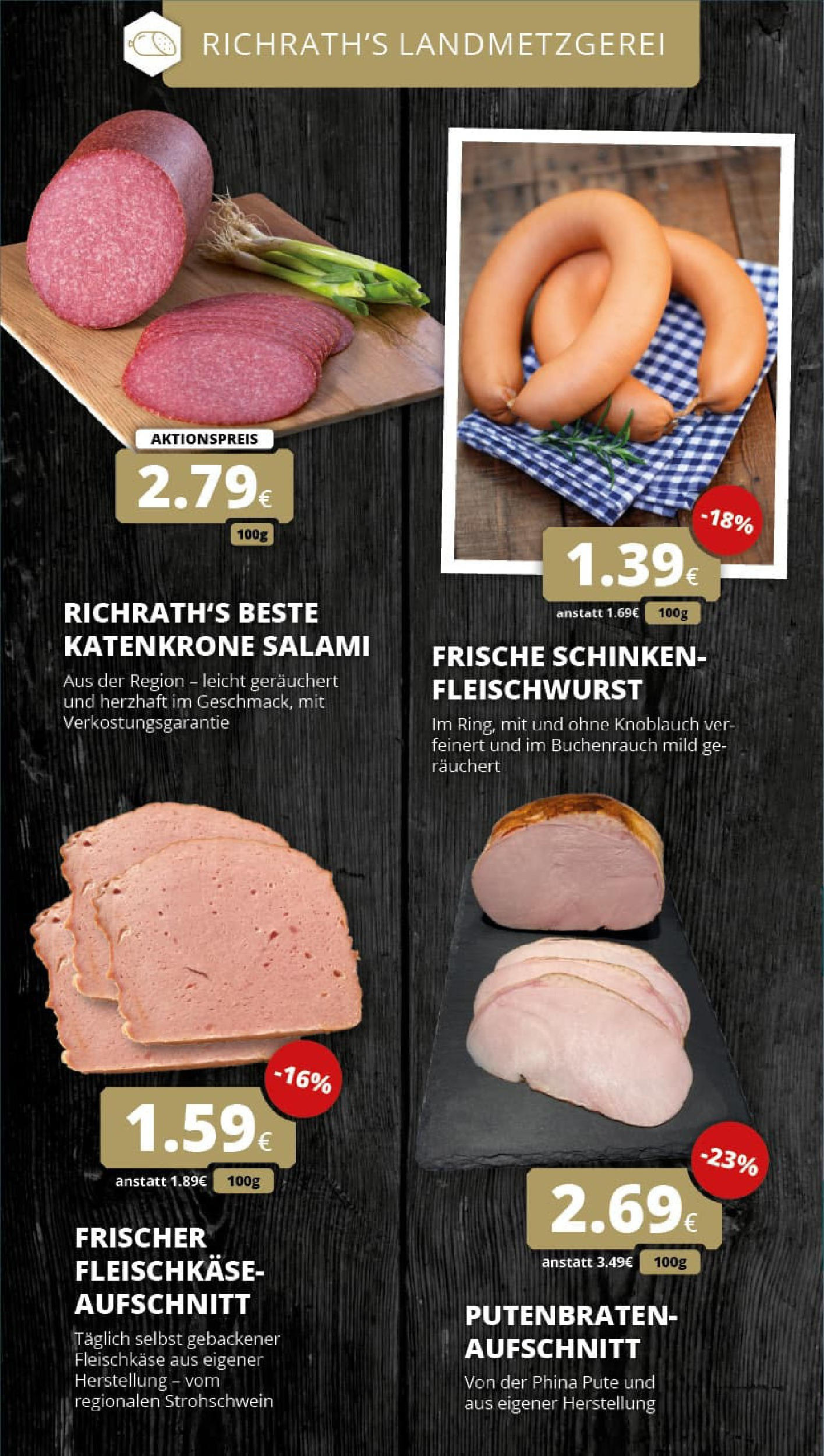 REWE Prospekt ab 21.09.2025 zum Blättern » Angebote | Seite: 13 | Produkte: Pute, Knoblauch, Salami, Schinken