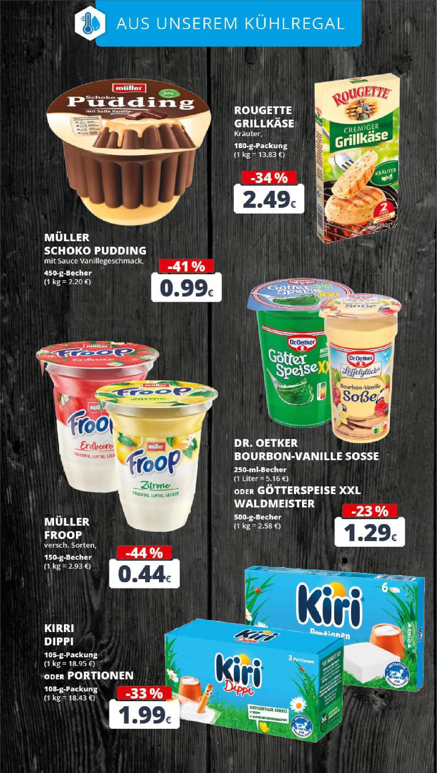 REWE Prospekt ab 21.09.2025 zum Blättern » Angebote | Seite: 16 | Produkte: Froop, Pudding, Soße, Zitrone