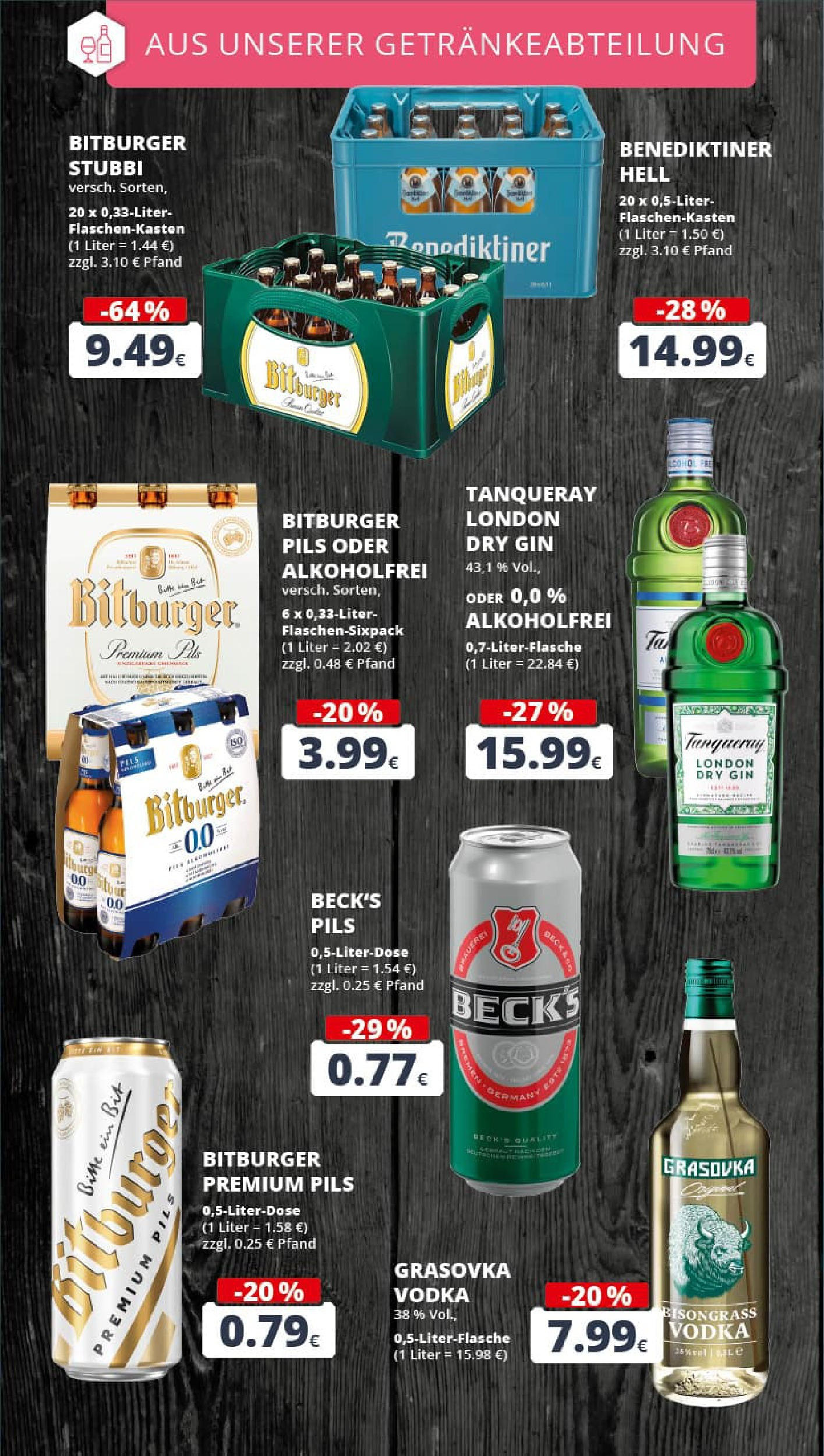 REWE Prospekt ab 21.09.2025 zum Blättern » Angebote | Seite: 19 | Produkte: Pils, Benediktiner hell, Vodka, Gin