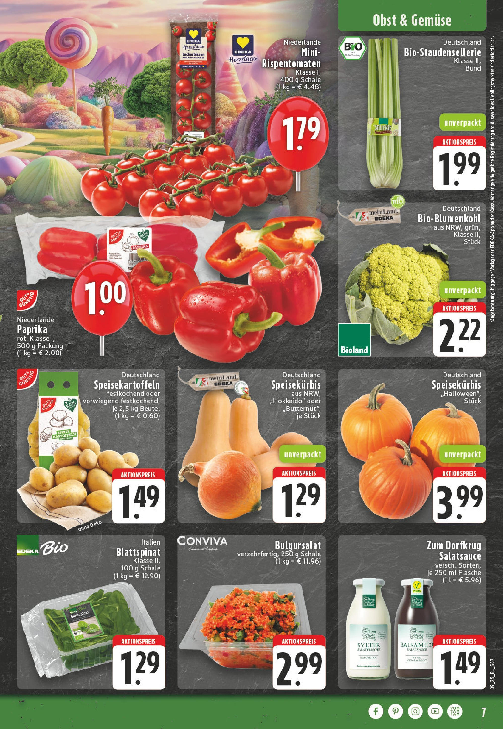 Edeka prospekt Bad Neuenahr - Ahrweiler	 (ab 21.09.2025) » Angebote Online | Seite: 7 | Produkte: Balsamico, Dressing, Paprika, Salat