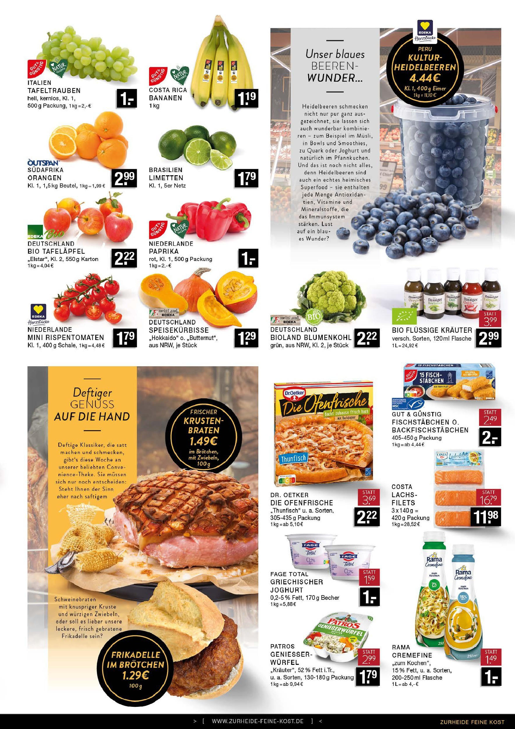 Edeka prospekt Oberhausen	 (ab 12.09.2025) » Angebote Online | Seite: 5 | Produkte: Bananen, Orangen, Patros, Paprika