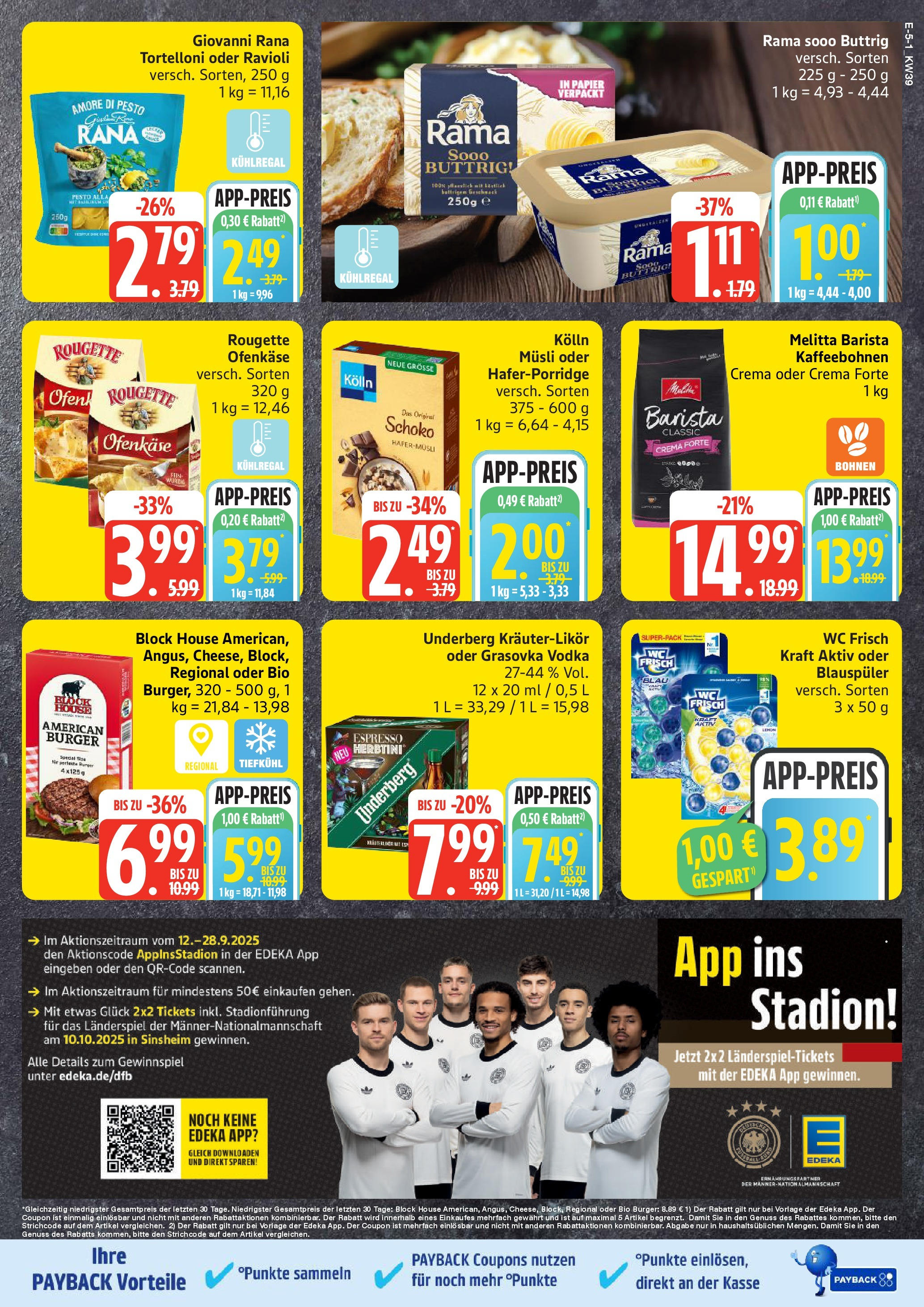 Edeka prospekt Neu Wulmstorf	 (ab 21.09.2025) » Angebote Online | Seite: 5 | Produkte: Melitta, Kolln musli, Wc frisch, Vodka