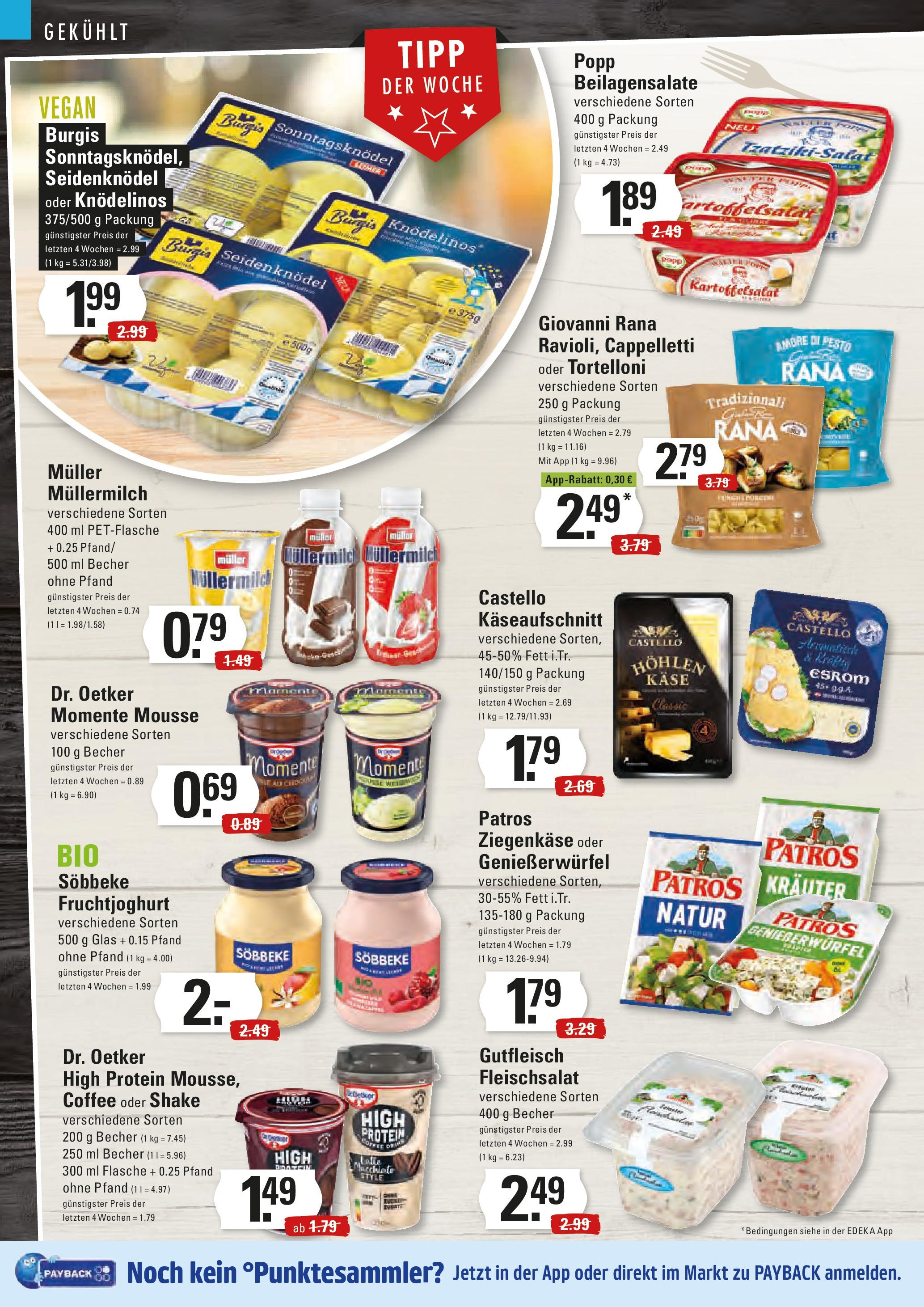 Edeka prospekt Stade	 (ab 21.09.2025) » Angebote Online | Seite: 6 | Produkte: Ziegenkäse, Fruchtjoghurt, Pasta, Müllermilch
