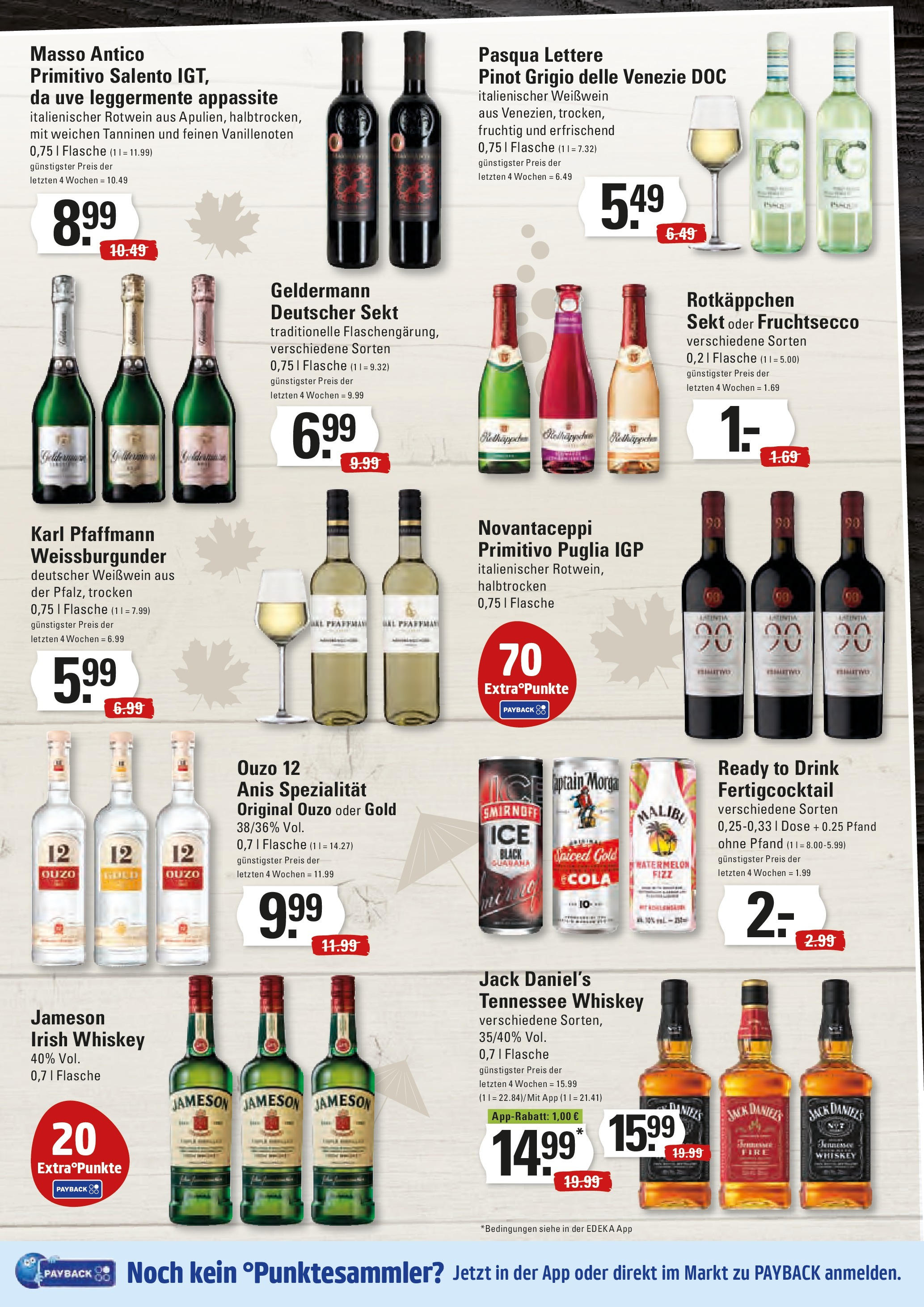 Edeka prospekt Stade	 (ab 21.09.2025) » Angebote Online | Seite: 9 | Produkte: Rotkappchen sekt, Ouzo, Sekt, Jack Daniel's