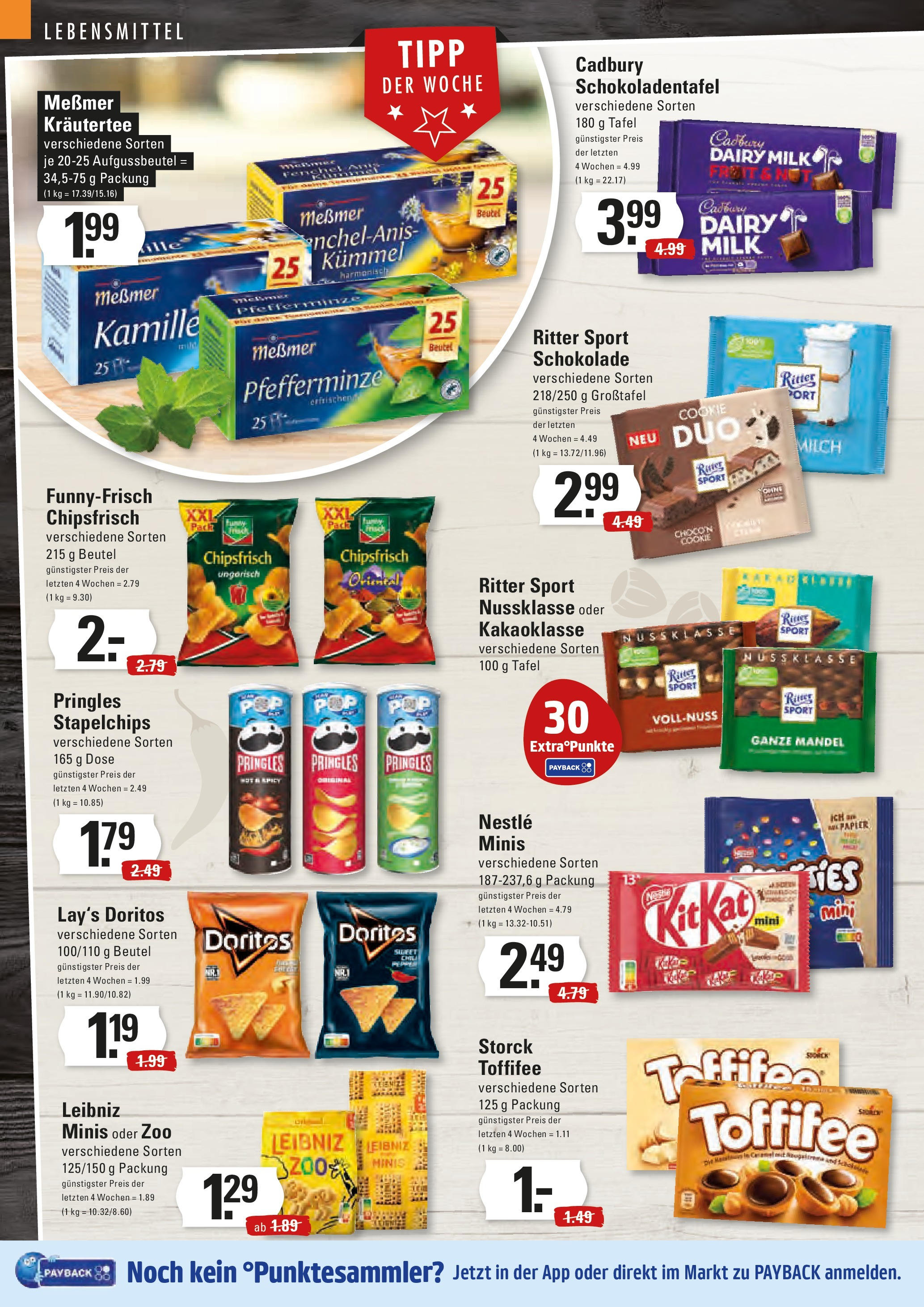 Edeka prospekt Stade	 (ab 21.09.2025) » Angebote Online | Seite: 12 | Produkte: Schokolade, Messmer, Ritter sport, Pringles