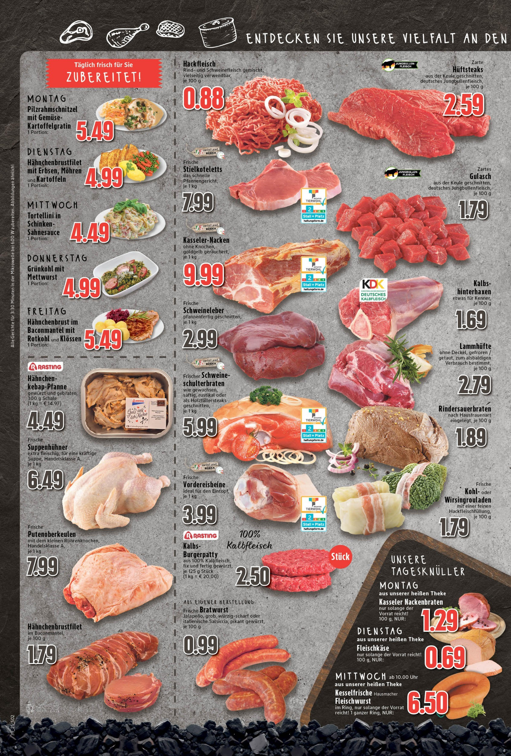 Edeka prospekt Neukirchen-Vluyn	 (ab 21.09.2025) » Angebote Online | Seite: 2 | Produkte: Mikrowelle, Mohren, Gemüse, Fleisch