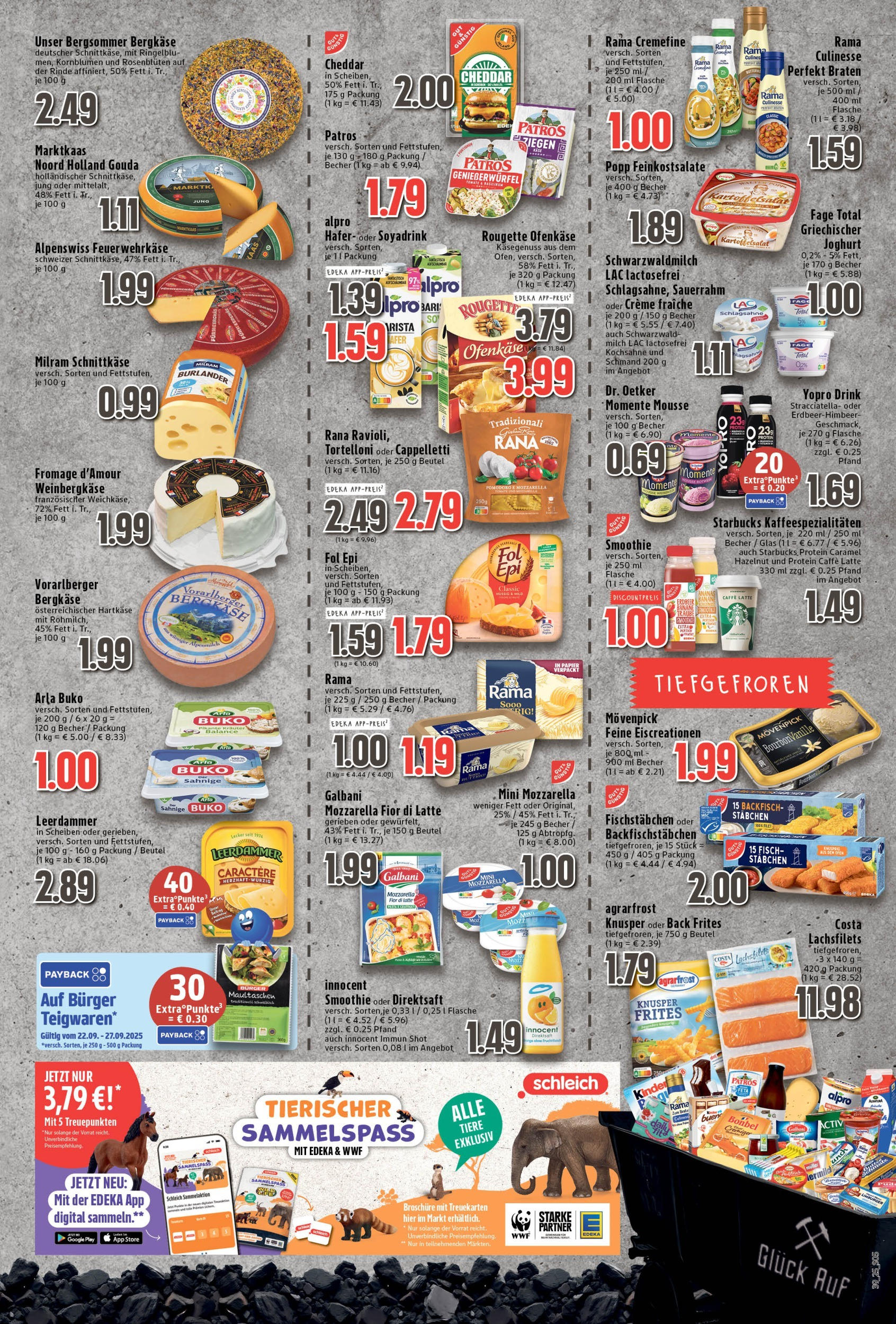 Edeka prospekt Neukirchen-Vluyn	 (ab 21.09.2025) » Angebote Online | Seite: 5 | Produkte: Rama, Schlagsahne, Creme, Pasta