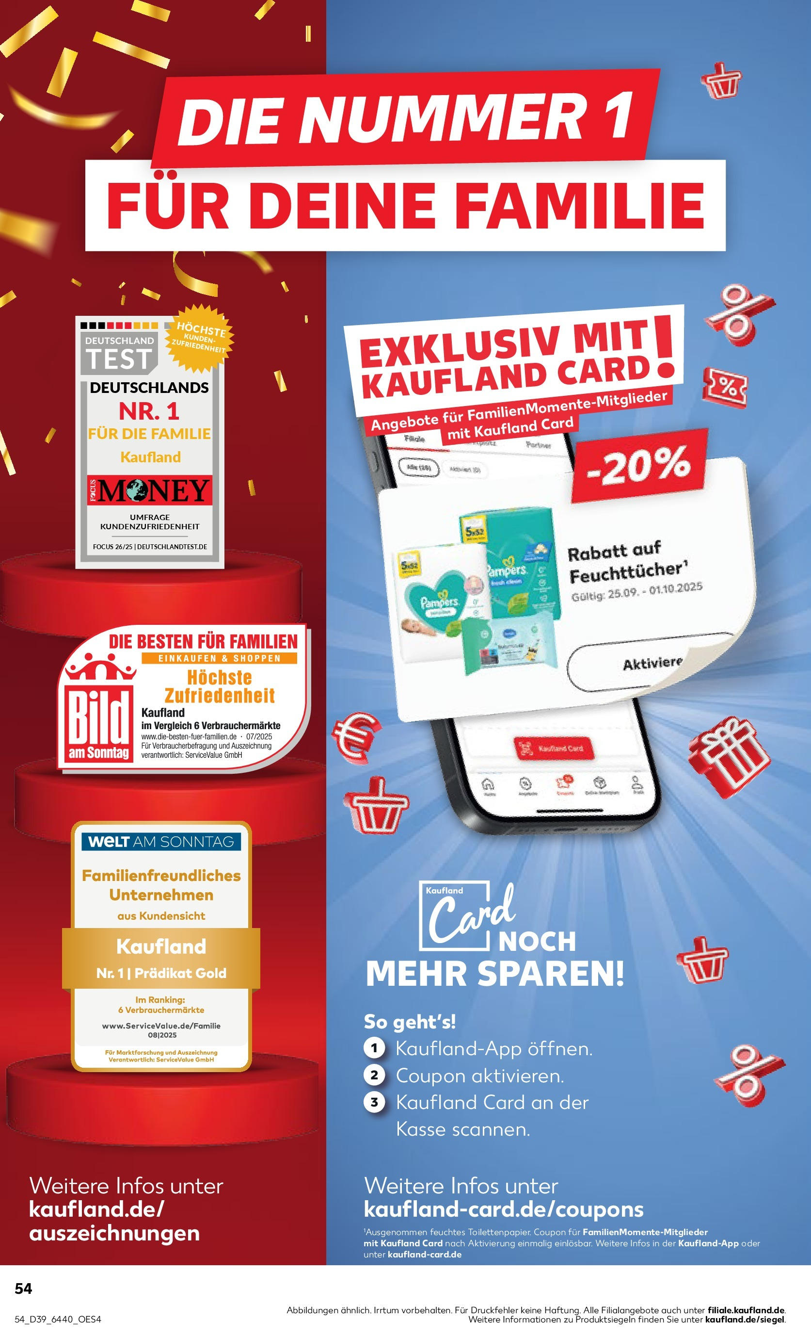 Prospekt Kaufland ab 24.09.2025 » Angebote Online zum Blättern | Seite: 54