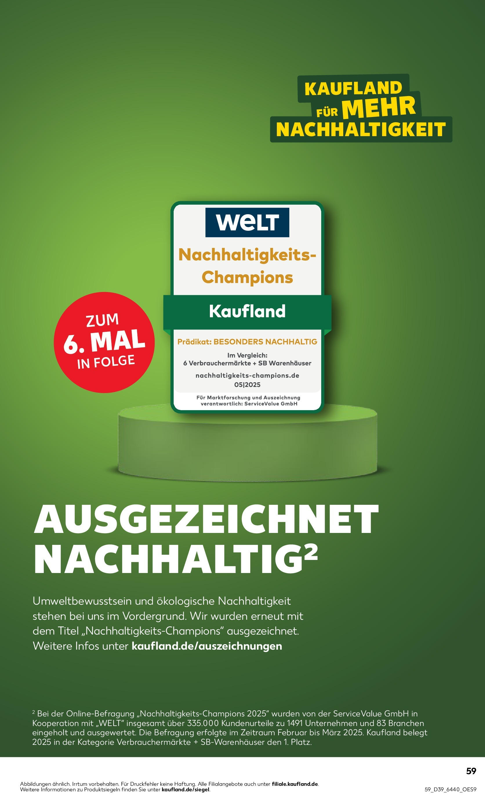 Prospekt Kaufland ab 24.09.2025 » Angebote Online zum Blättern | Seite: 59
