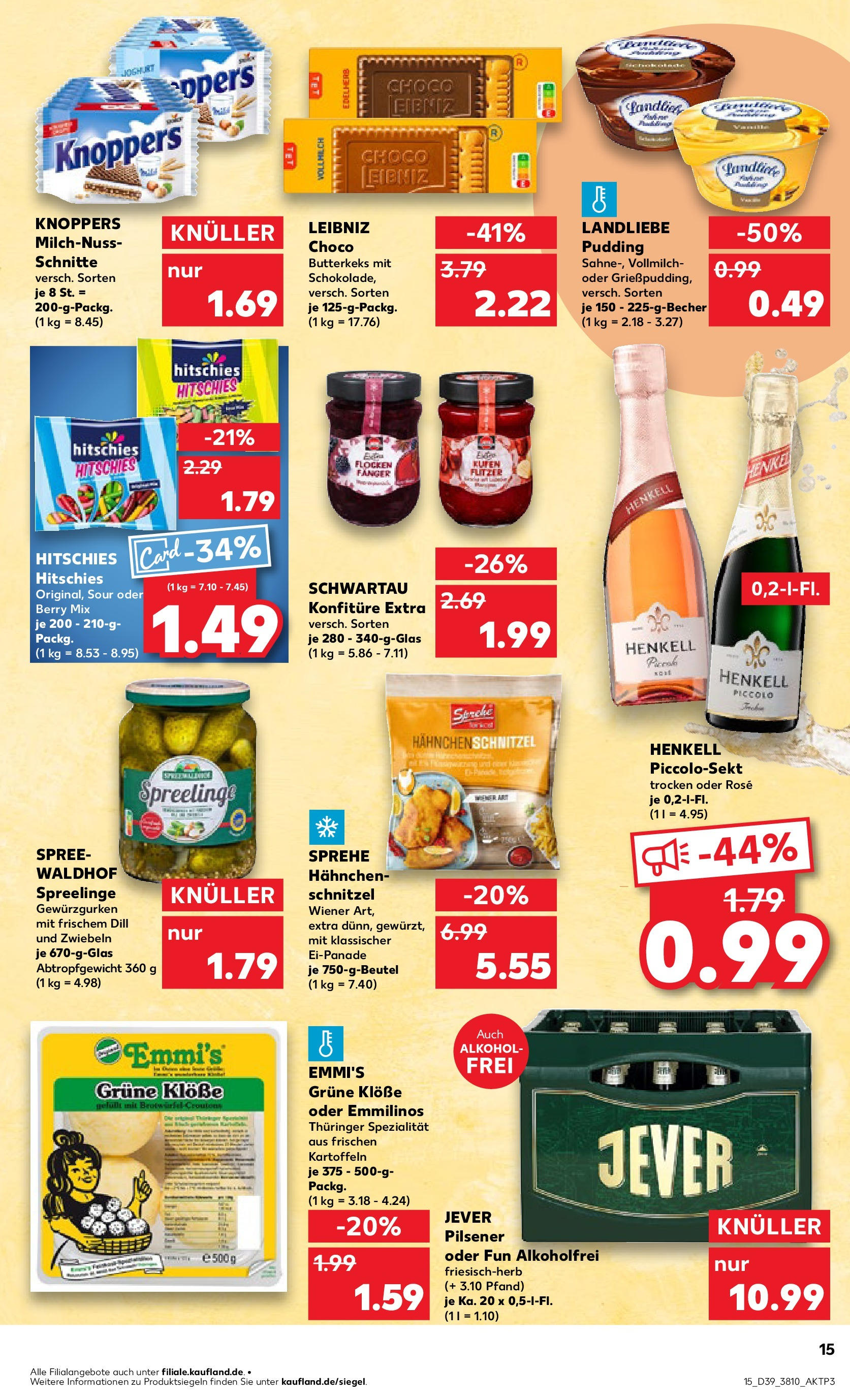 Prospekt Kaufland ab 24.09.2025 » Angebote Online zum Blättern | Seite: 15 | Produkte: Hahnchen, Joghurt, Kartoffeln, Dill