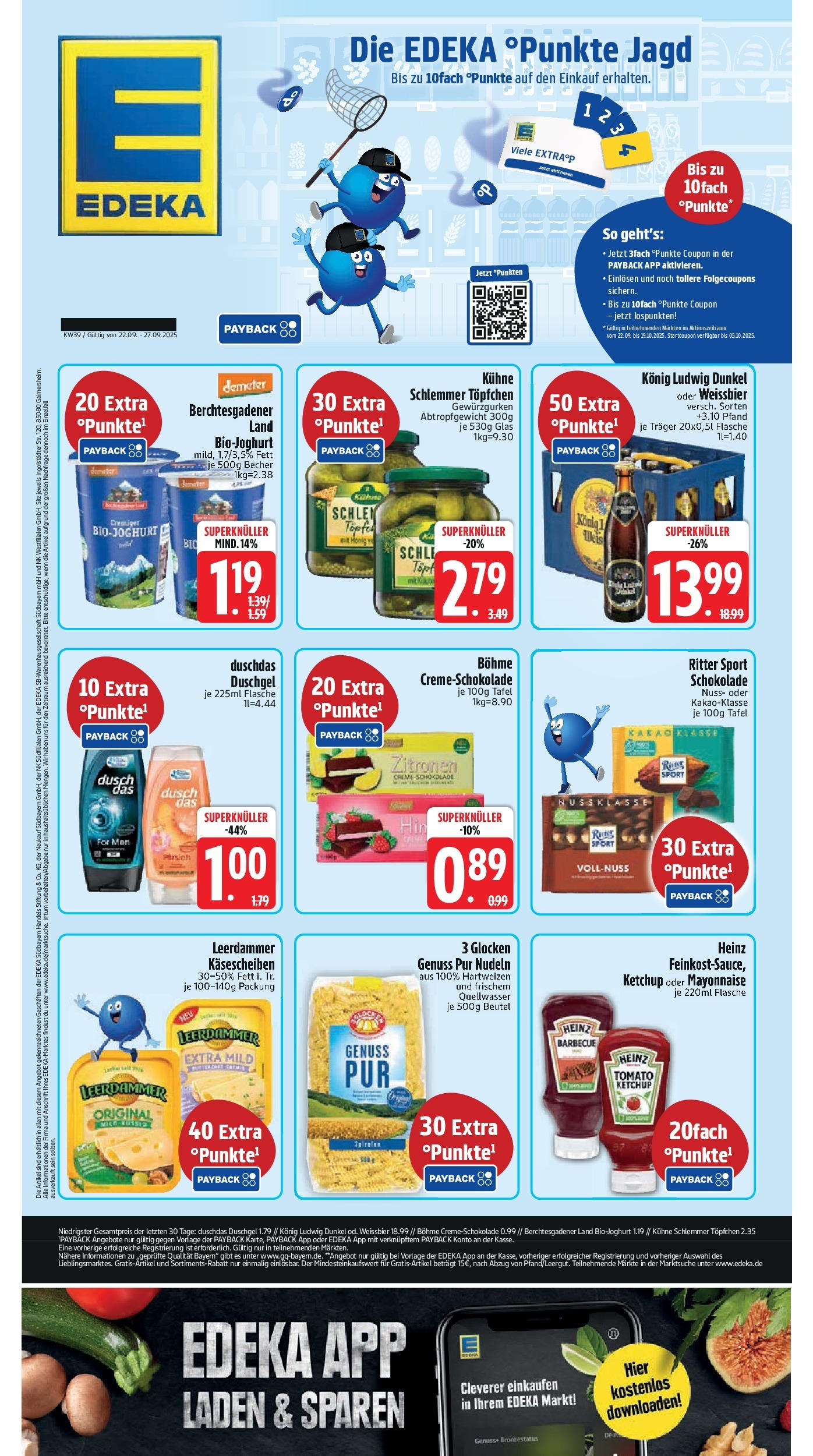 Edeka prospekt Bad Füssing	 (ab 21.09.2025) » Angebote Online | Seite: 1