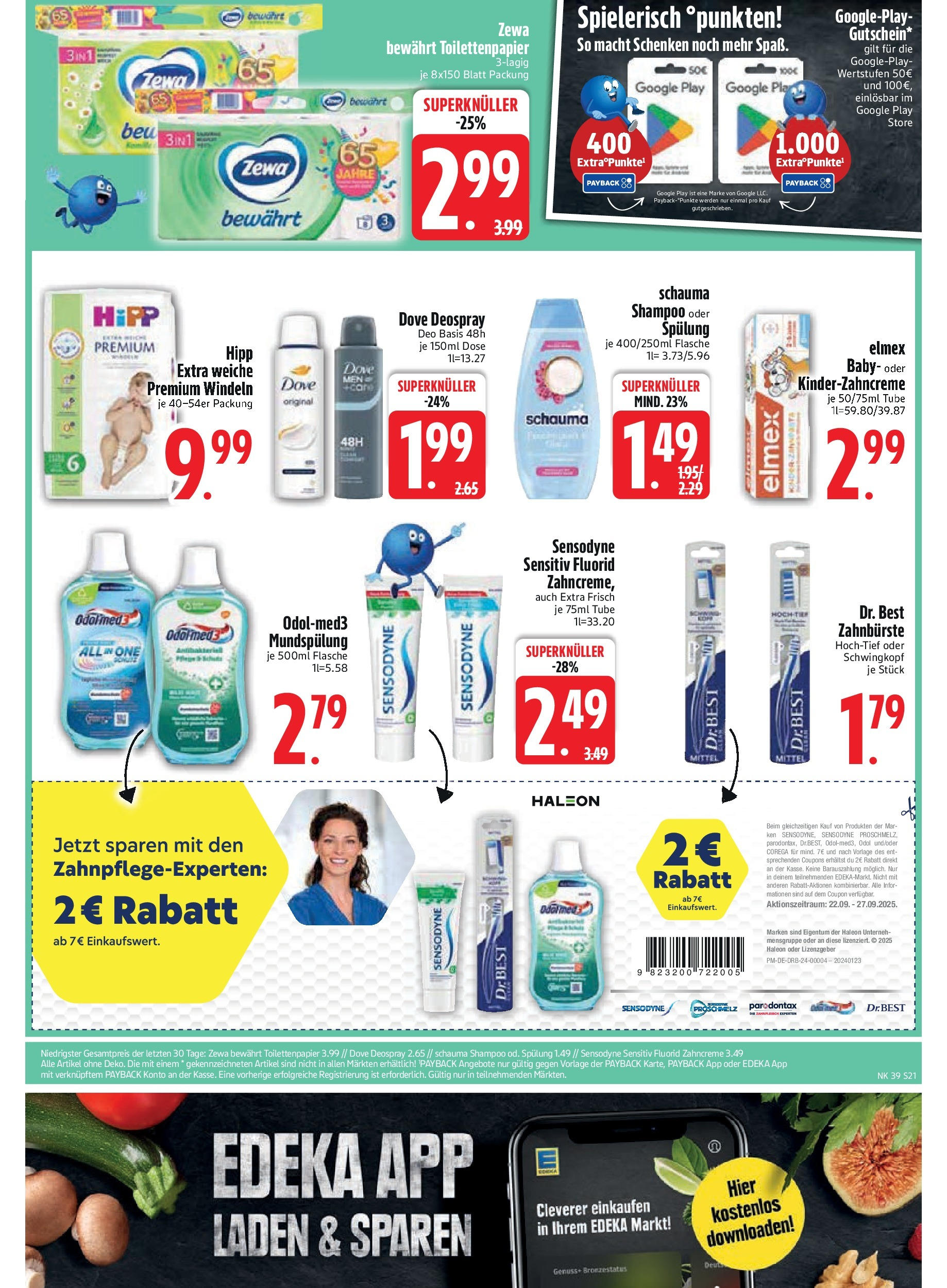 Edeka prospekt Bad Füssing	 (ab 21.09.2025) » Angebote Online | Seite: 23