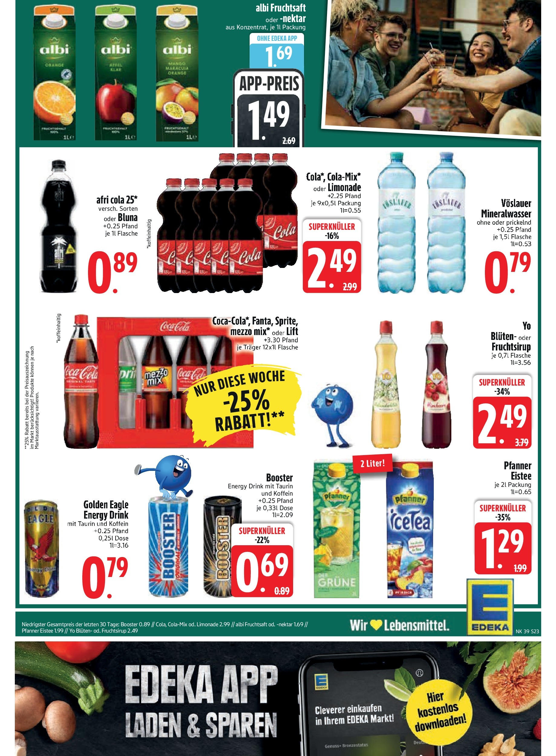 Edeka prospekt Bad Füssing	 (ab 21.09.2025) » Angebote Online | Seite: 25