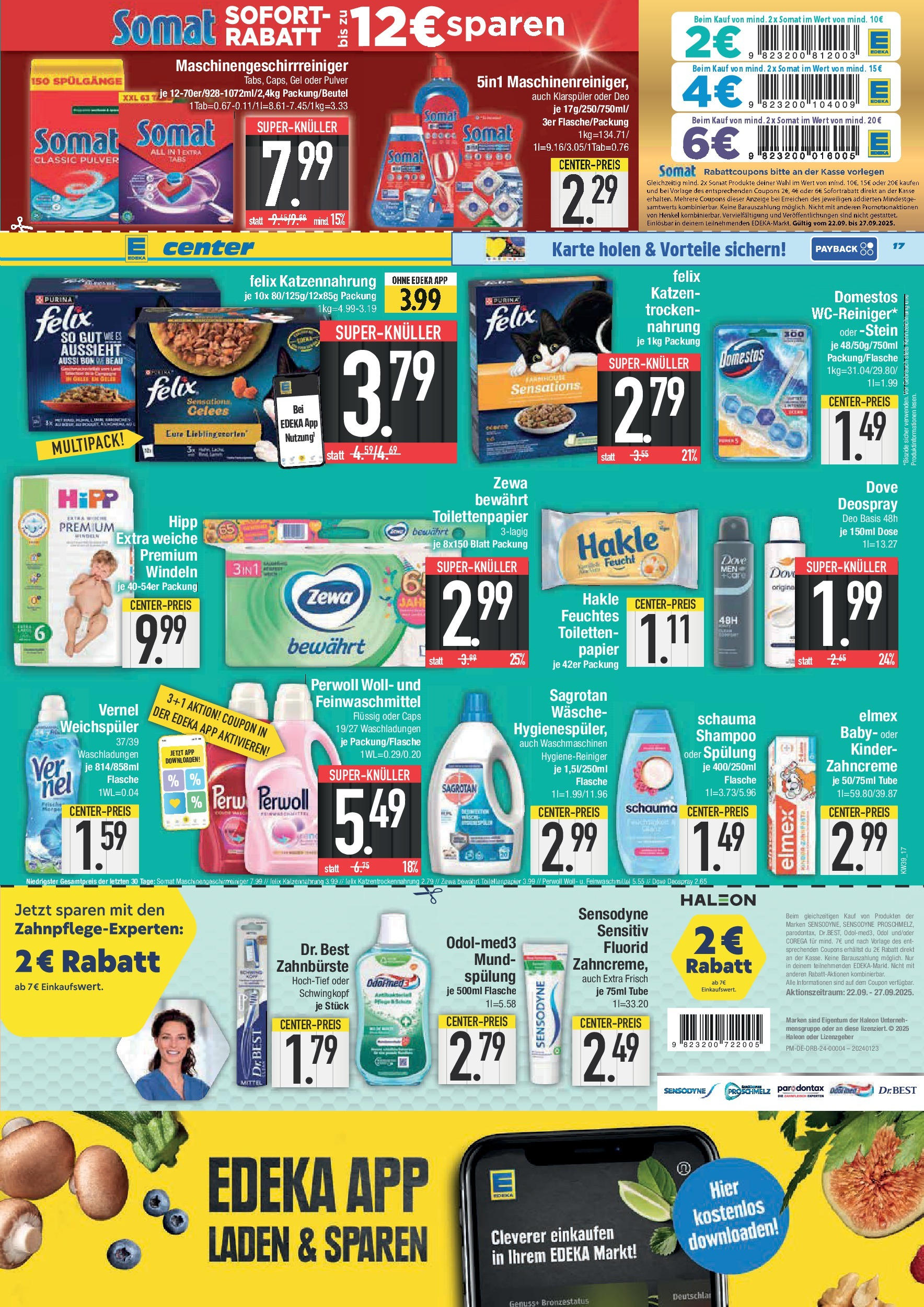 Edeka prospekt Krumbach	 (ab 21.09.2025) » Angebote Online | Seite: 21 | Produkte: Shampoo, Deospray, Toilettenpapier, Feuchtes Toilettenpapier