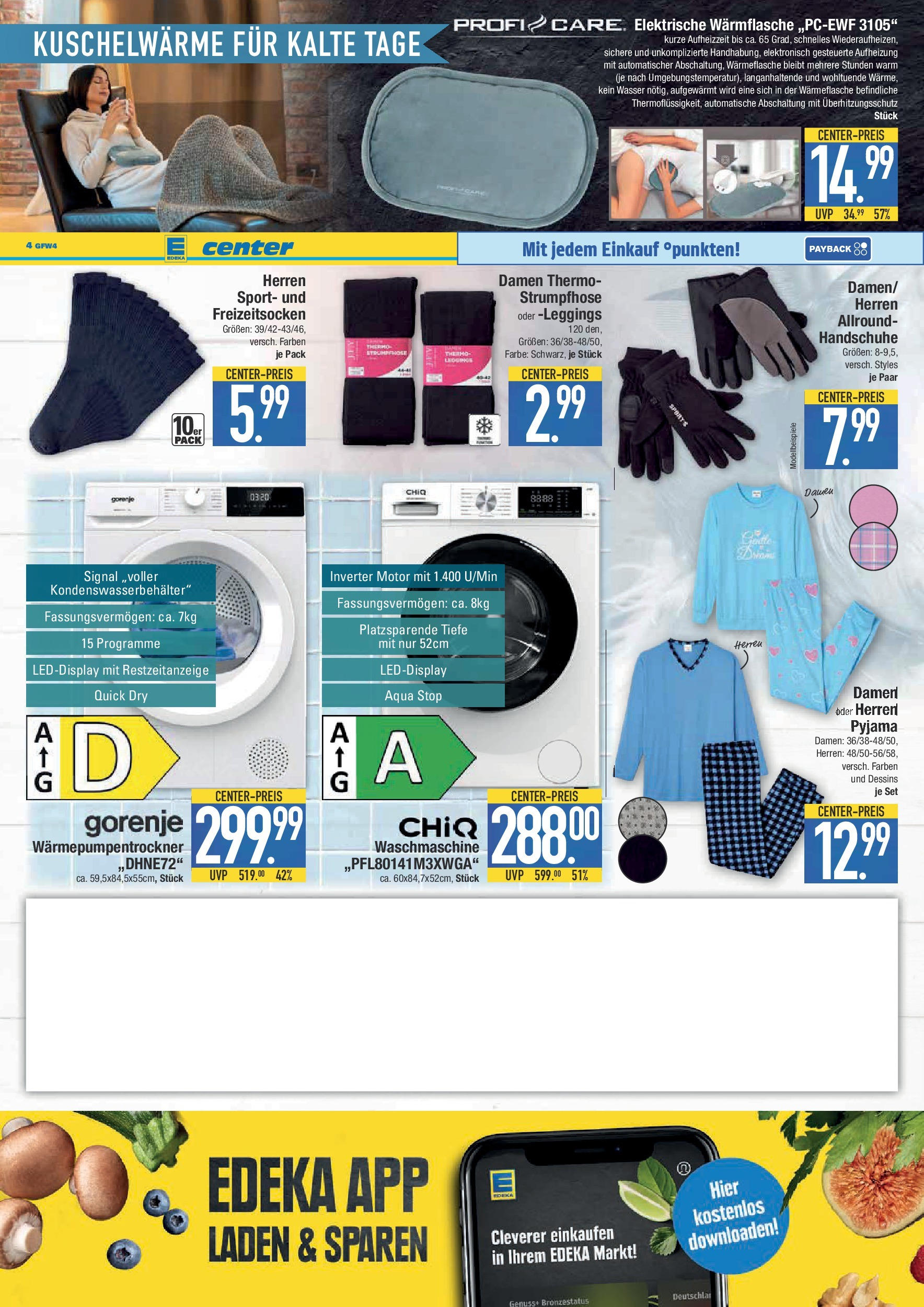 Edeka prospekt Krumbach	 (ab 21.09.2025) » Angebote Online | Seite: 20 | Produkte: Gorenje, Waschmaschine, Leggings, Strumpfhose