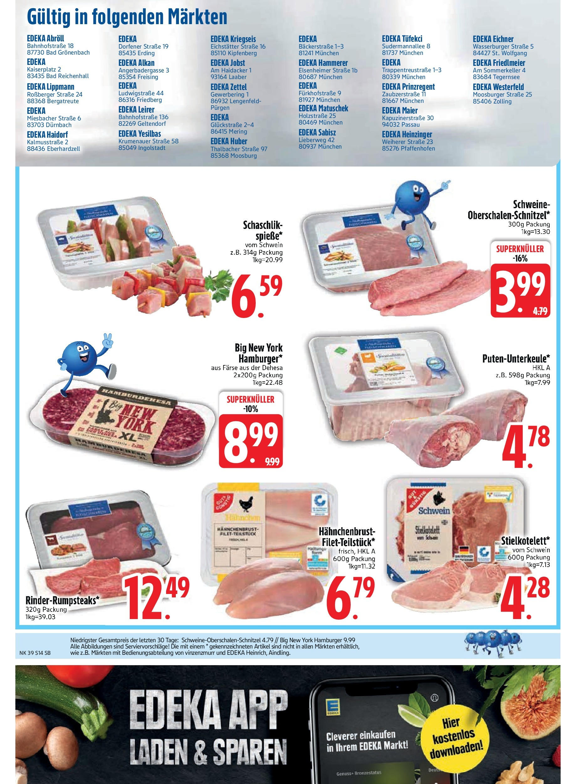 Edeka prospekt Bodenwöhr	 (ab 21.09.2025) » Angebote Online | Seite: 16 | Produkte: Bad, Steak, Hahnchenbrust