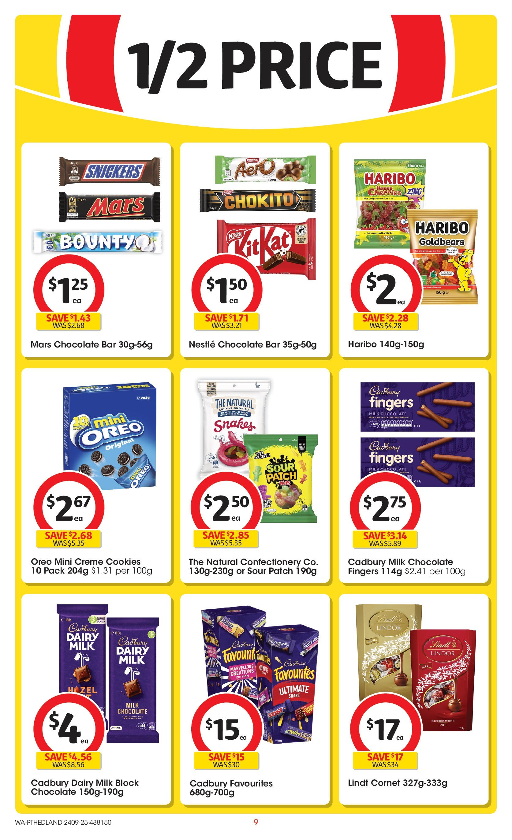 ﻿﻿Coles catalogue valid from 24/09/2025 > Online Australia | Page: 9 | Products: Cherries, Milk, Dairy, Chocolate