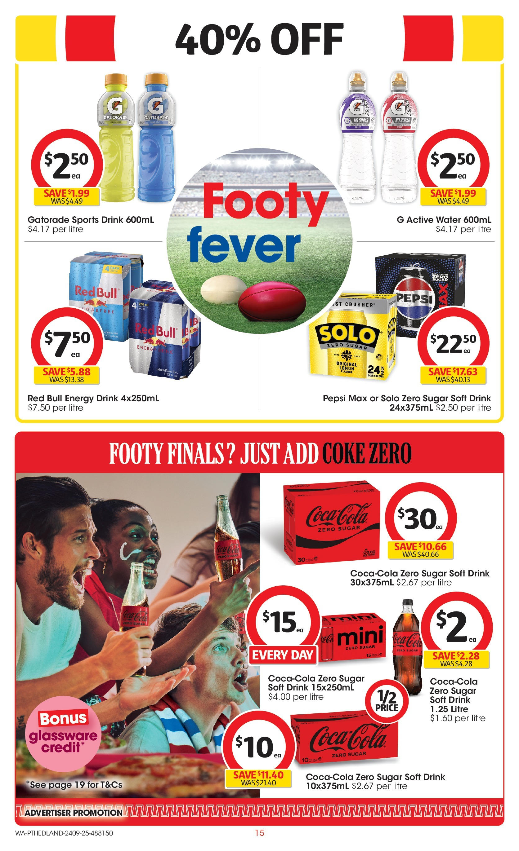 ﻿﻿Coles catalogue valid from 24/09/2025 > Online Australia | Page: 15 | Products: Coke, Sugar, Lemon, Pepsi Max