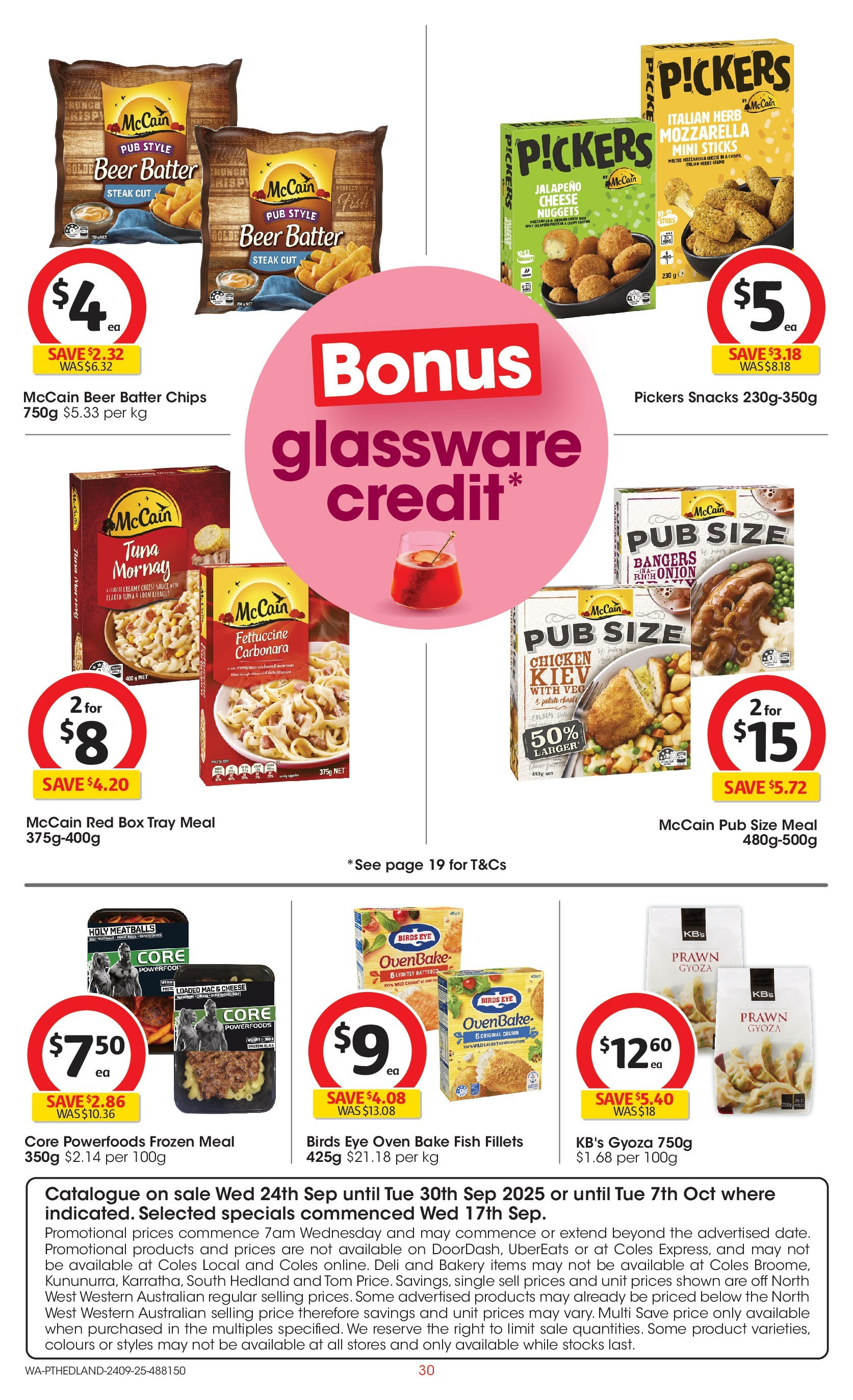 ﻿﻿Coles catalogue valid from 24/09/2025 > Online Australia | Page: 30 | Products: Herb, Chicken, Tuna, Oven