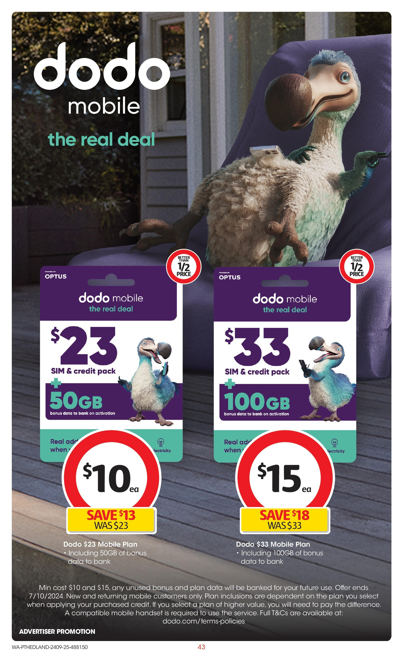 ﻿﻿Coles catalogue valid from 24/09/2025 > Online Australia | Page: 43 | Products: Mobile