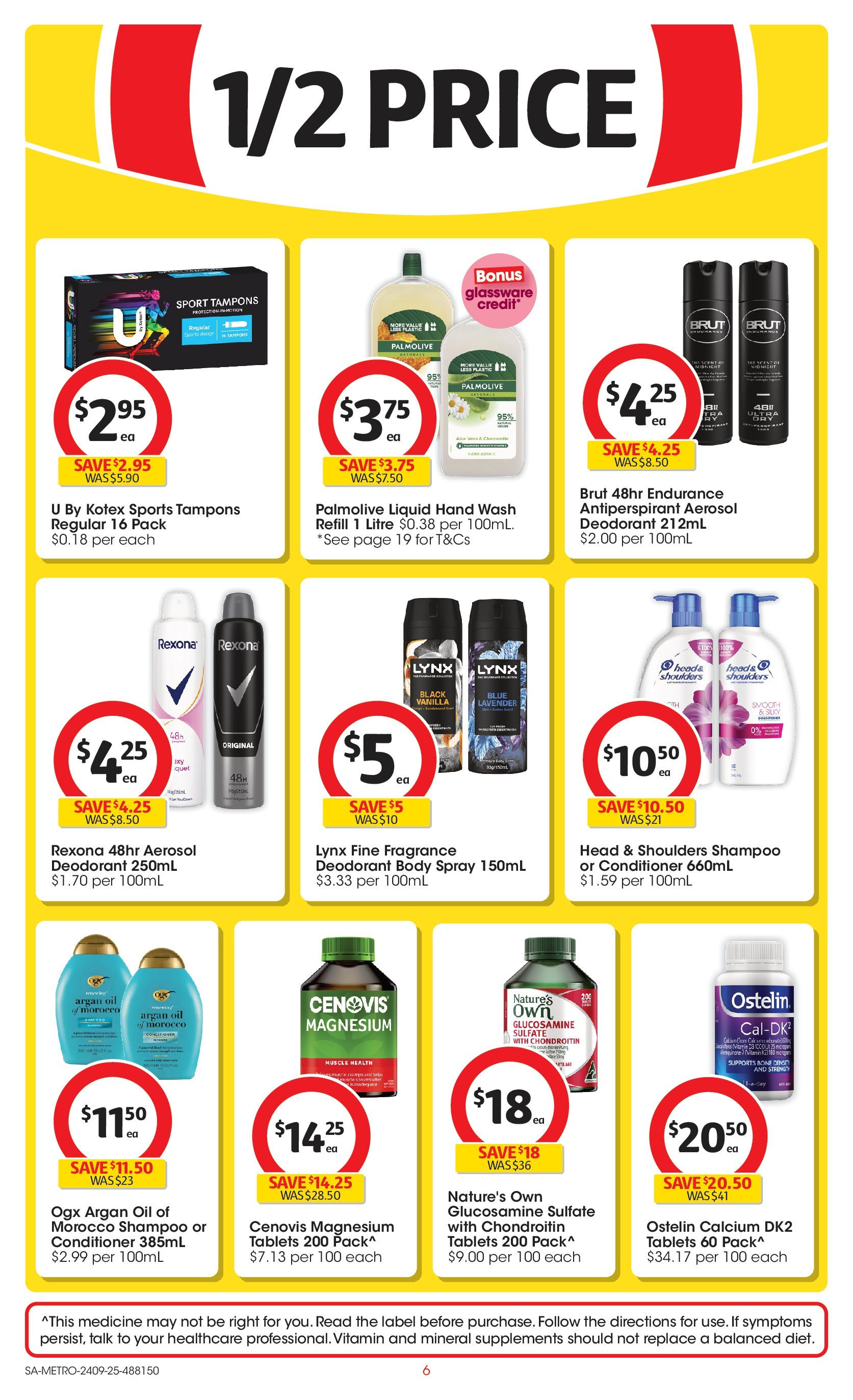﻿﻿Coles catalogue valid from 24/09/2025 > Online Australia | Page: 6 | Products: Fragrance, Oil, Deodorant, Argan oil