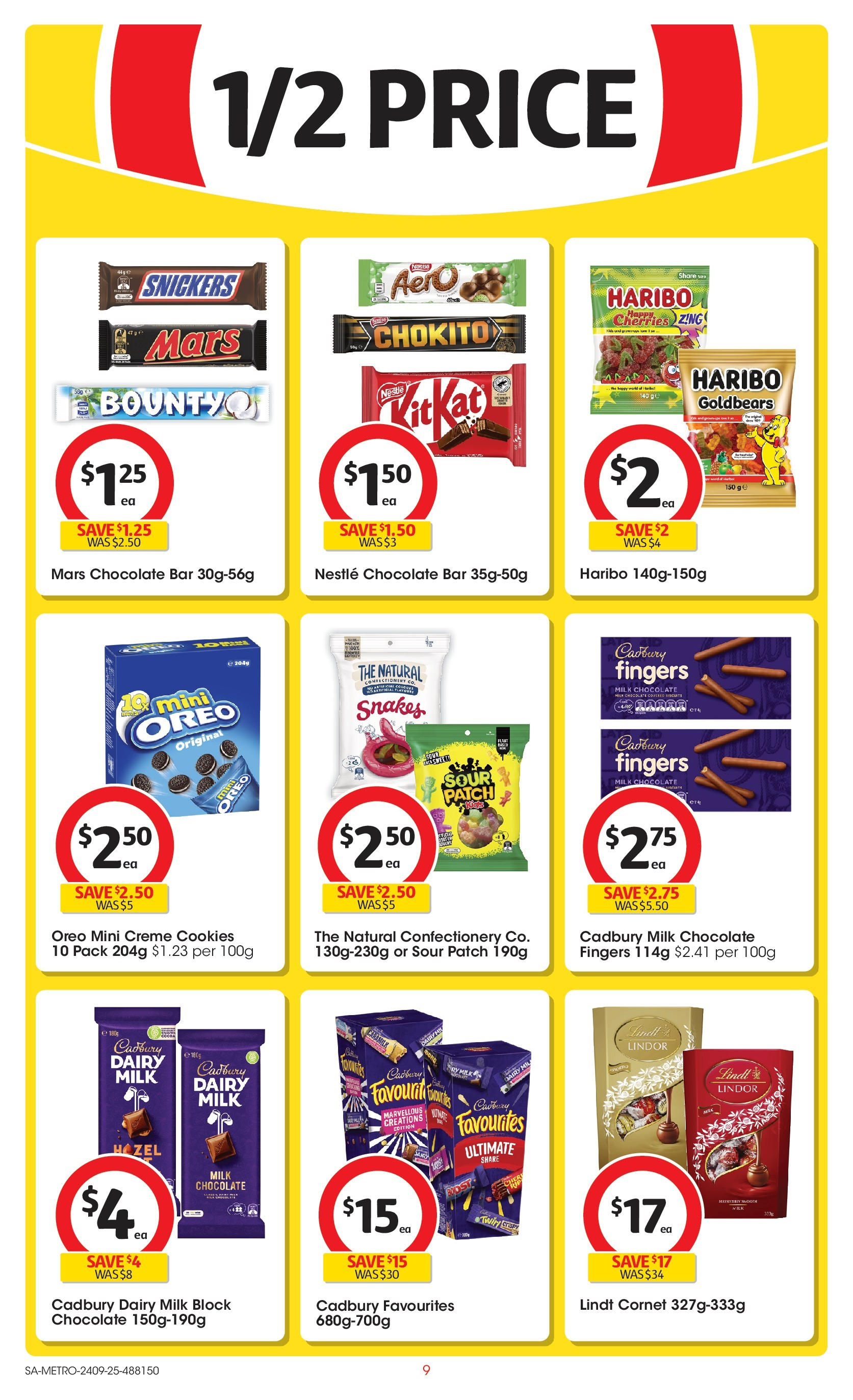 ﻿﻿Coles catalogue valid from 24/09/2025 > Online Australia | Page: 9 | Products: Cherries, Milk, Dairy, Chocolate