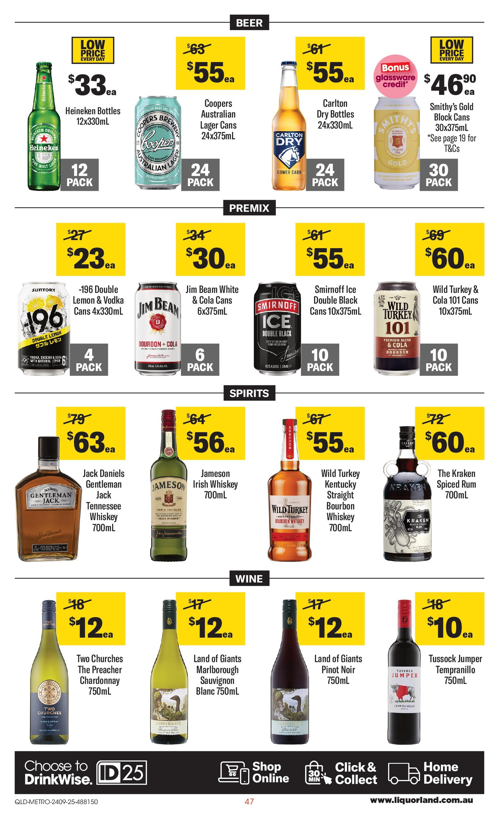 ﻿﻿Coles catalogue valid from 24/09/2025 > Online Australia | Page: 47 | Products: Jumper, Glassware, Beer, Lemon