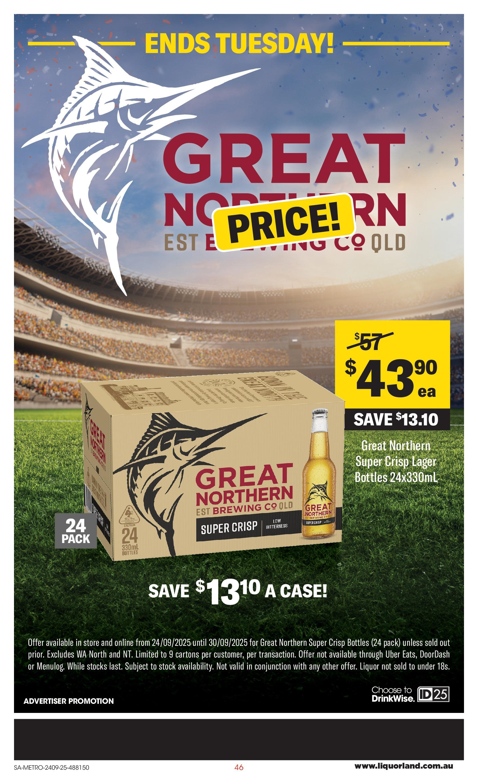 ﻿﻿Coles catalogue valid from 24/09/2025 > Online Australia | Page: 46 | Products: Case