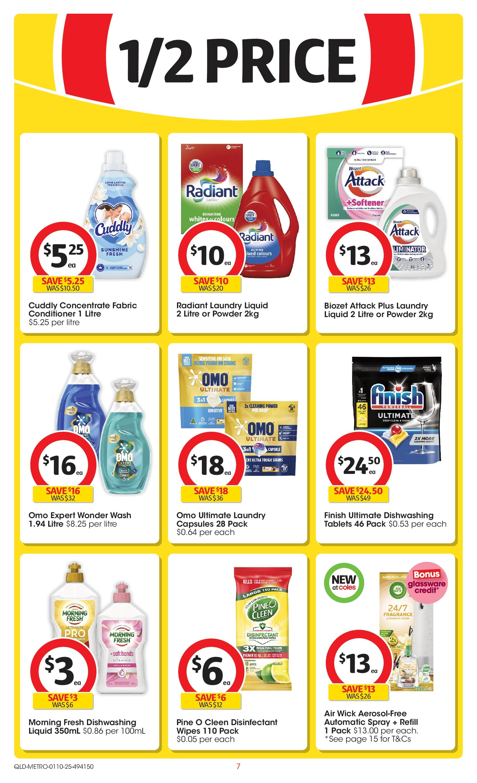 ﻿﻿Coles catalogue valid from 30/09/2025 > Online Australia | Page: 7 | Products: Fragrance, Powder, Laundry, Tablets