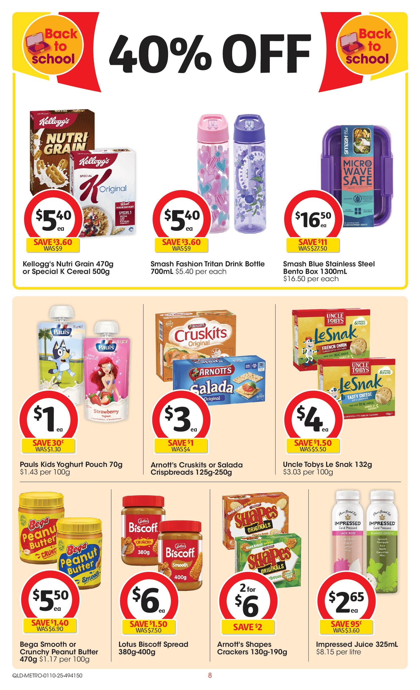 ﻿﻿Coles catalogue valid from 30/09/2025 > Online Australia | Page: 8 | Products: Crackers, Butter, Cheese, Pineapple