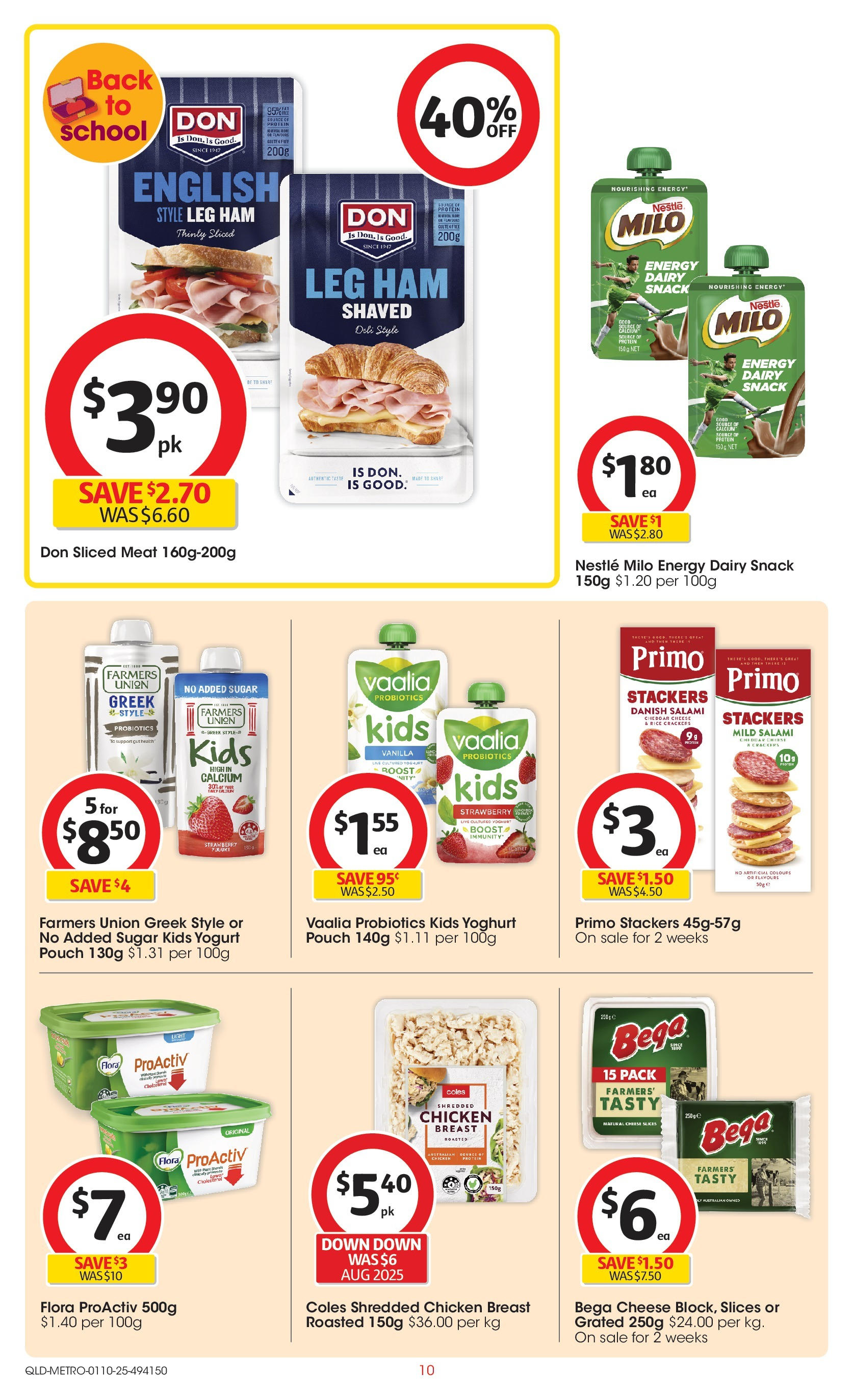 ﻿﻿Coles catalogue valid from 30/09/2025 > Online Australia | Page: 10 | Products: Salami, Ham, Meat, Sugar