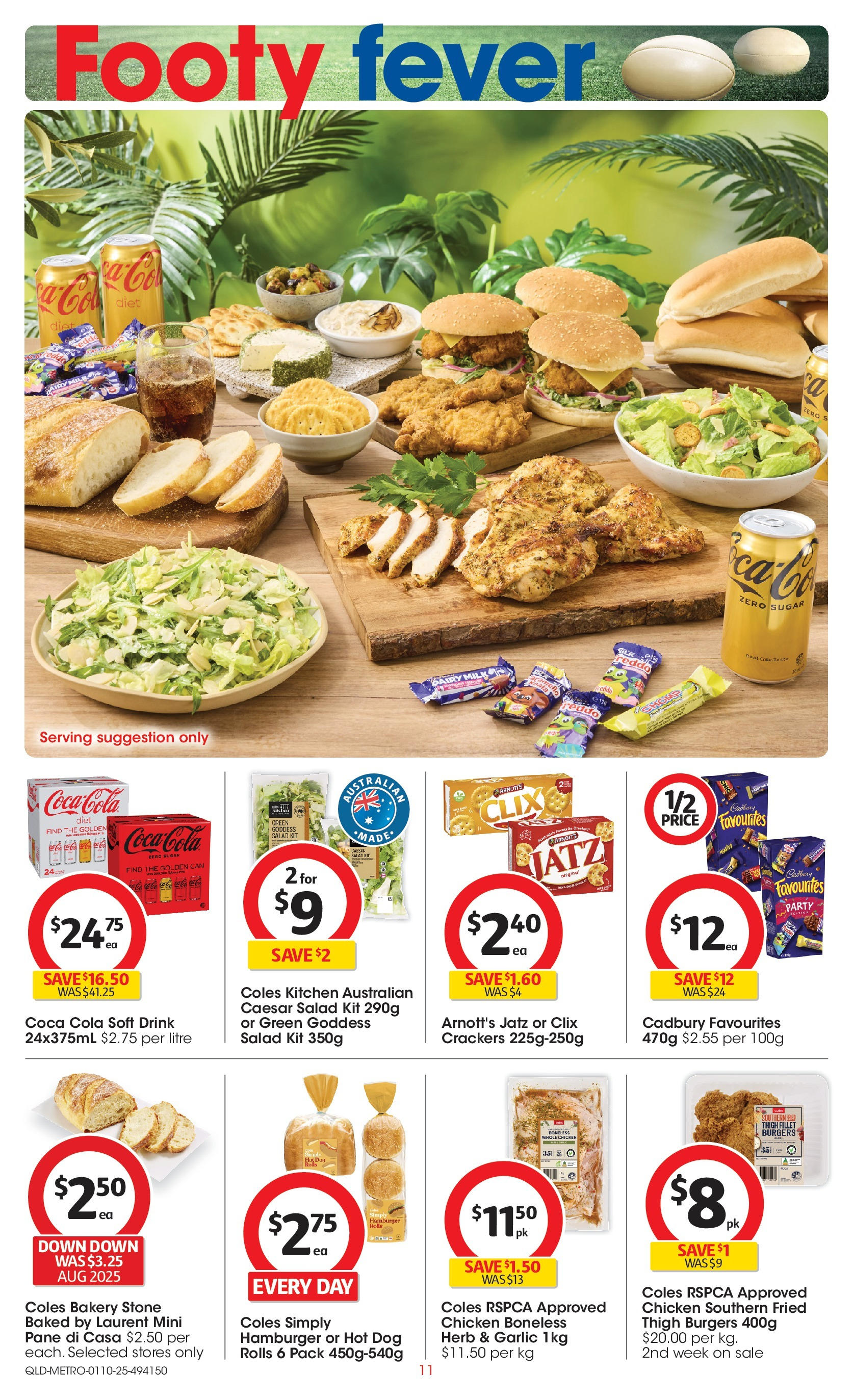 ﻿﻿Coles catalogue valid from 30/09/2025 > Online Australia | Page: 11 | Products: Crackers, Dairy, Herb, Sugar