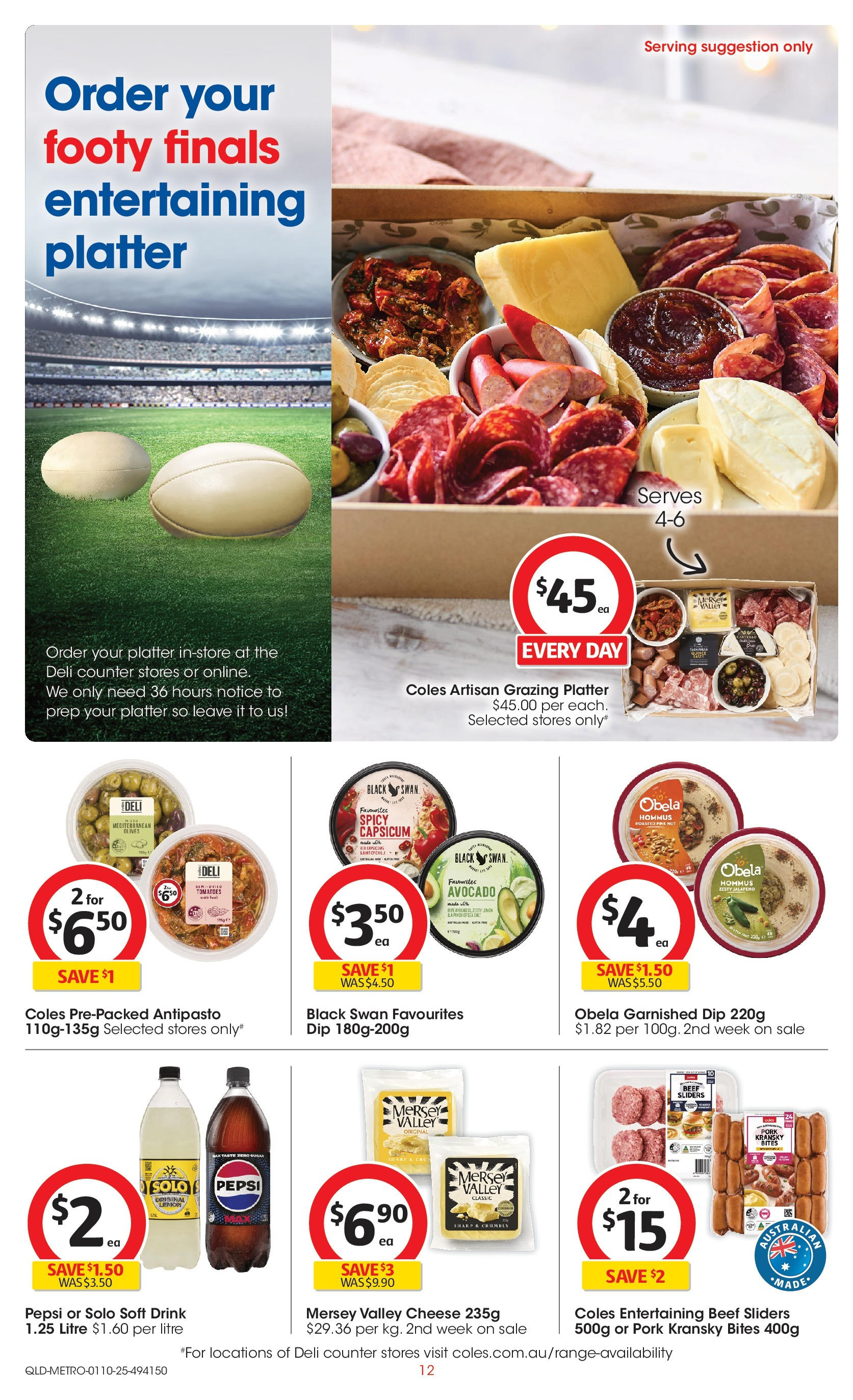 ﻿﻿Coles catalogue valid from 30/09/2025 > Online Australia | Page: 12 | Products: Capsicum, Pork, Tomatoes, Lemon