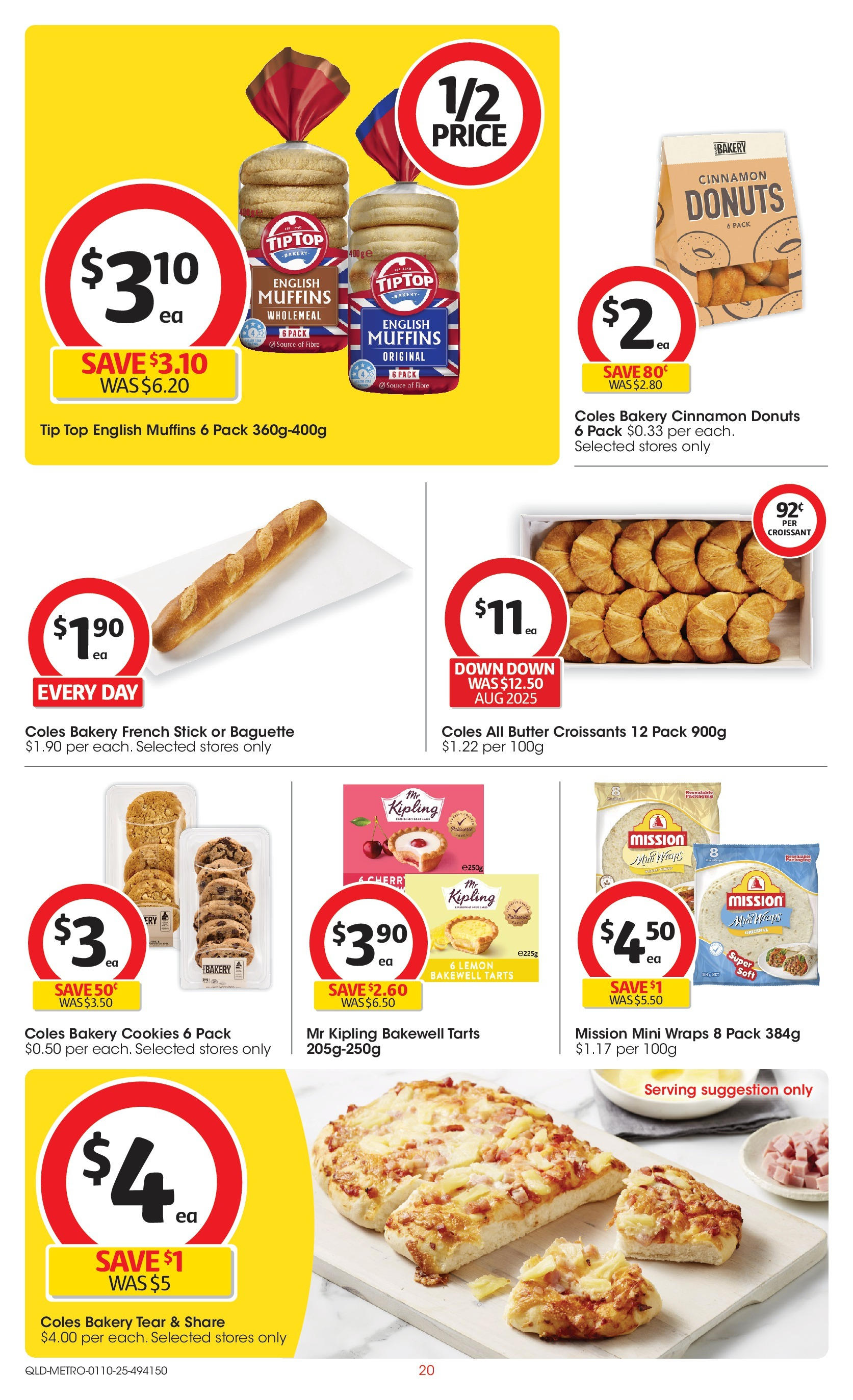 ﻿﻿Coles catalogue valid from 30/09/2025 > Online Australia | Page: 20 | Products: Butter, Donuts, Lemon, Bakery